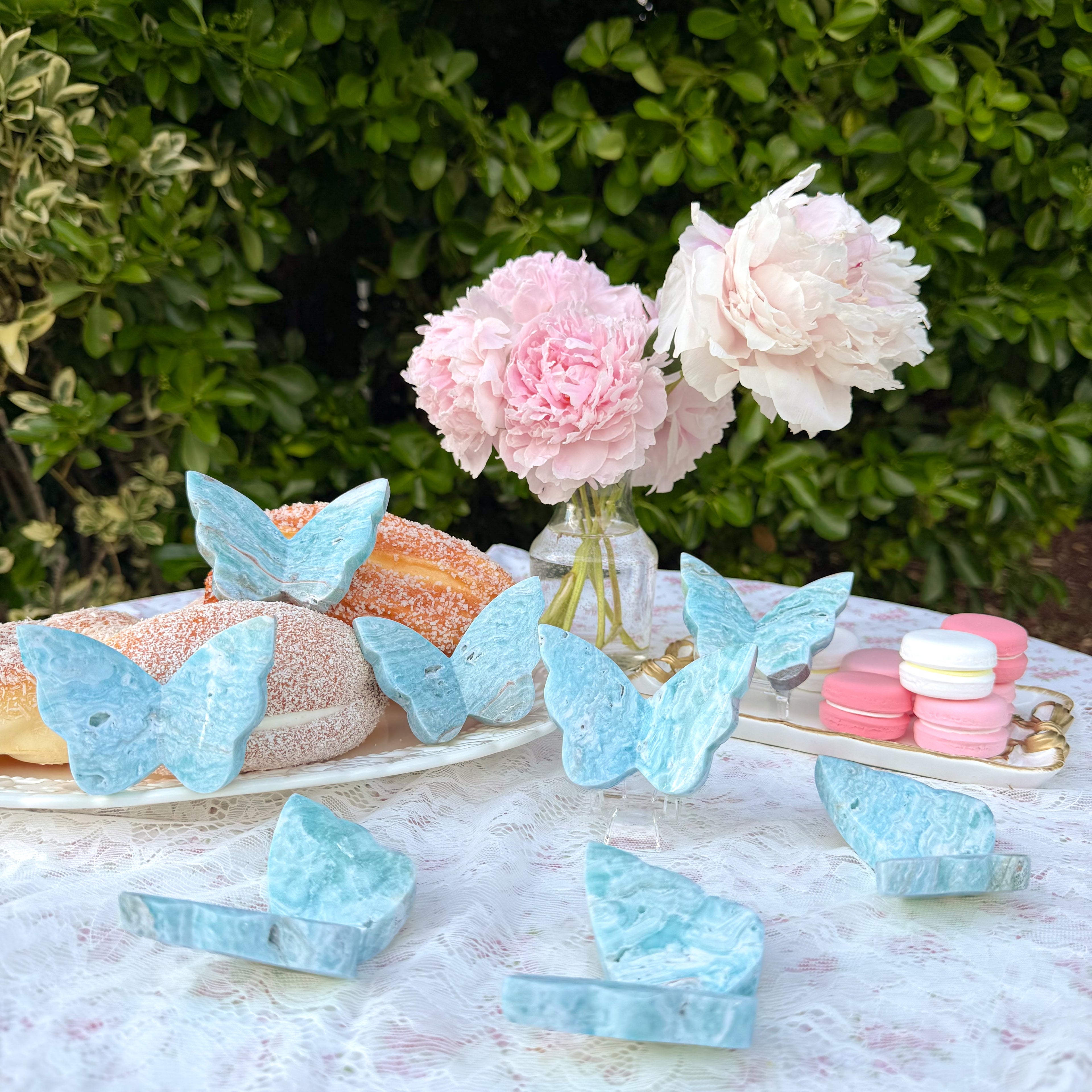 Blue Aragonite Butterfly (Choose Your Own)