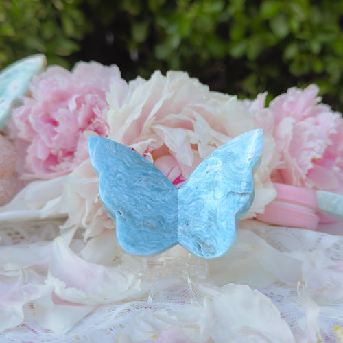 Blue Aragonite Butterfly (Choose Your Own)