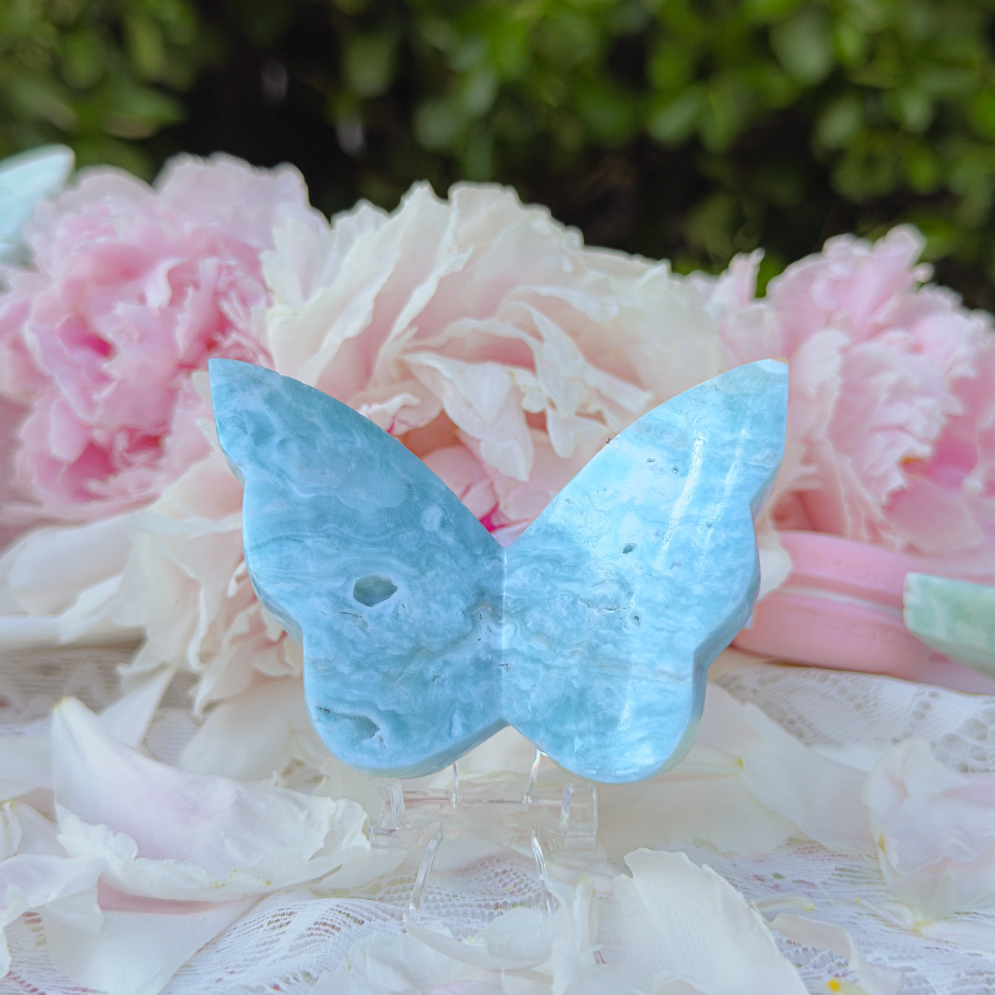 Blue Aragonite Butterfly (Choose Your Own)