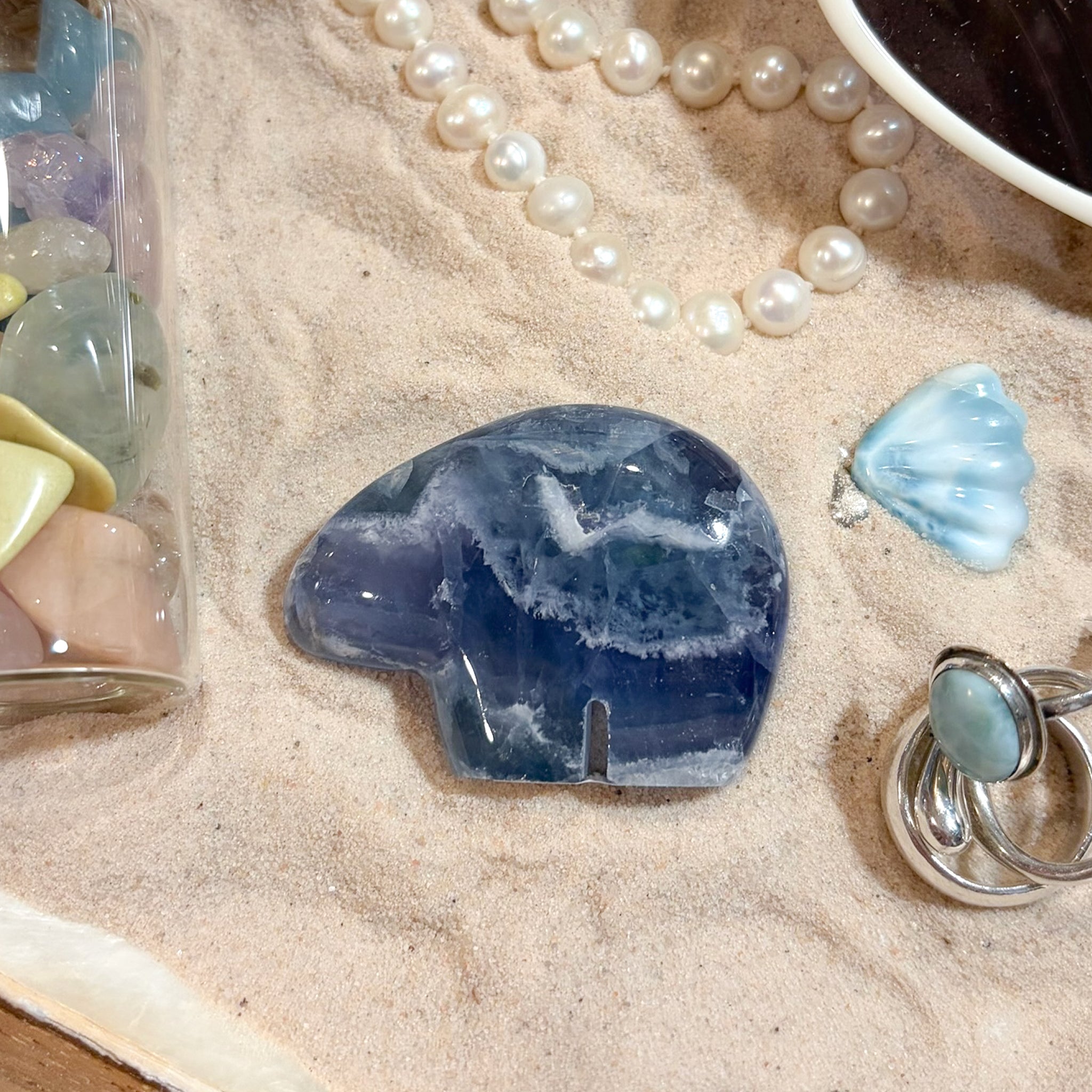 Durango Fluorite Mini Bear (Choose Your Own)