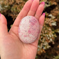 Peruvian Rhodonite Palm Stone C (High Grade)
