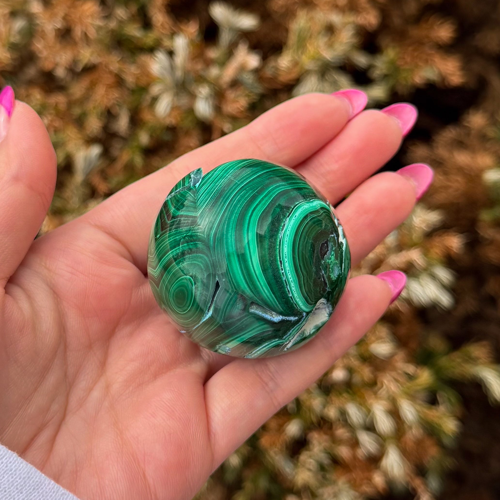 Malachite Chrysocolla Sphere D (High Grade)