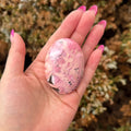 Peruvian Rhodonite Palm Stone B (High Grade)