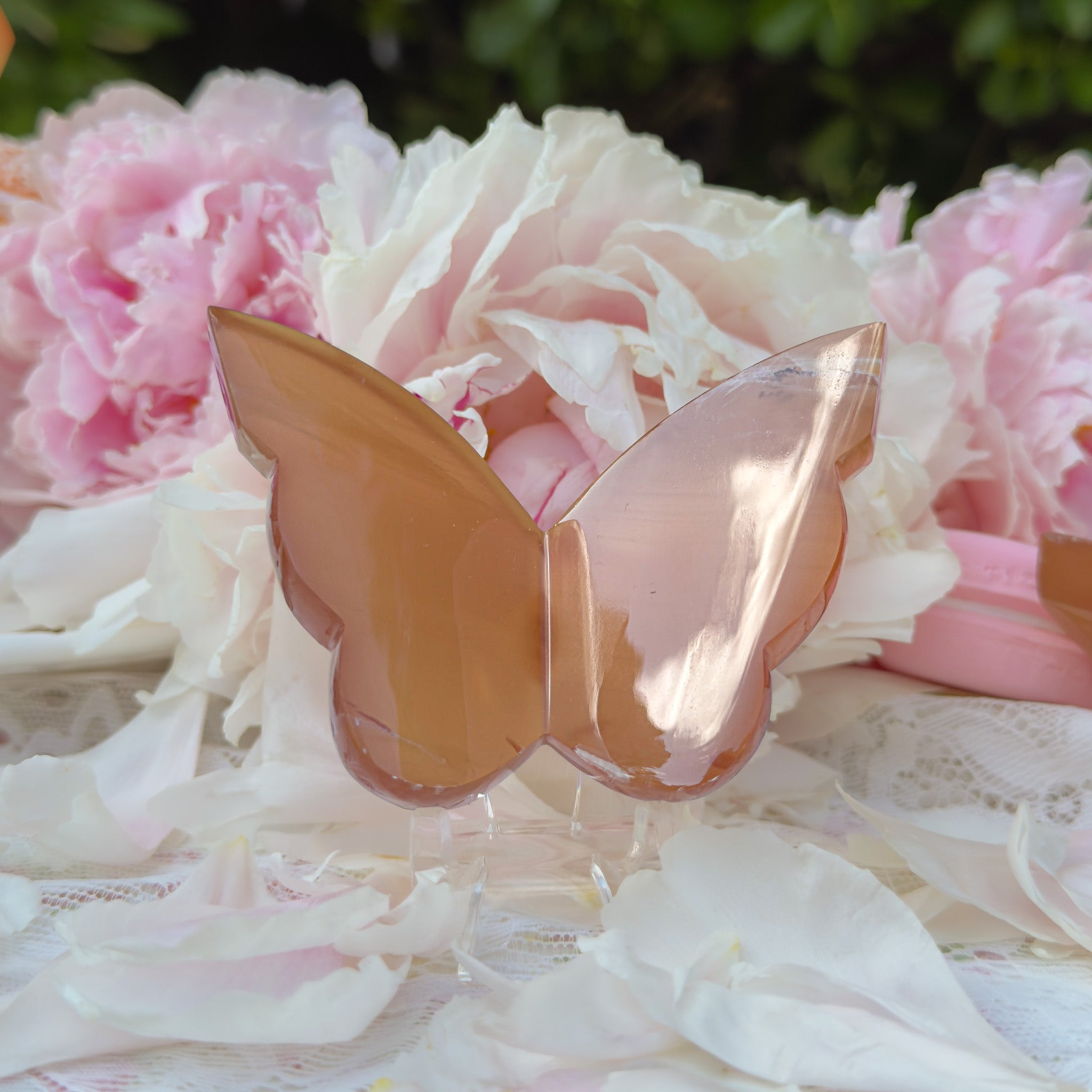 Honey Calcite Butterfly (Choose Your Own)