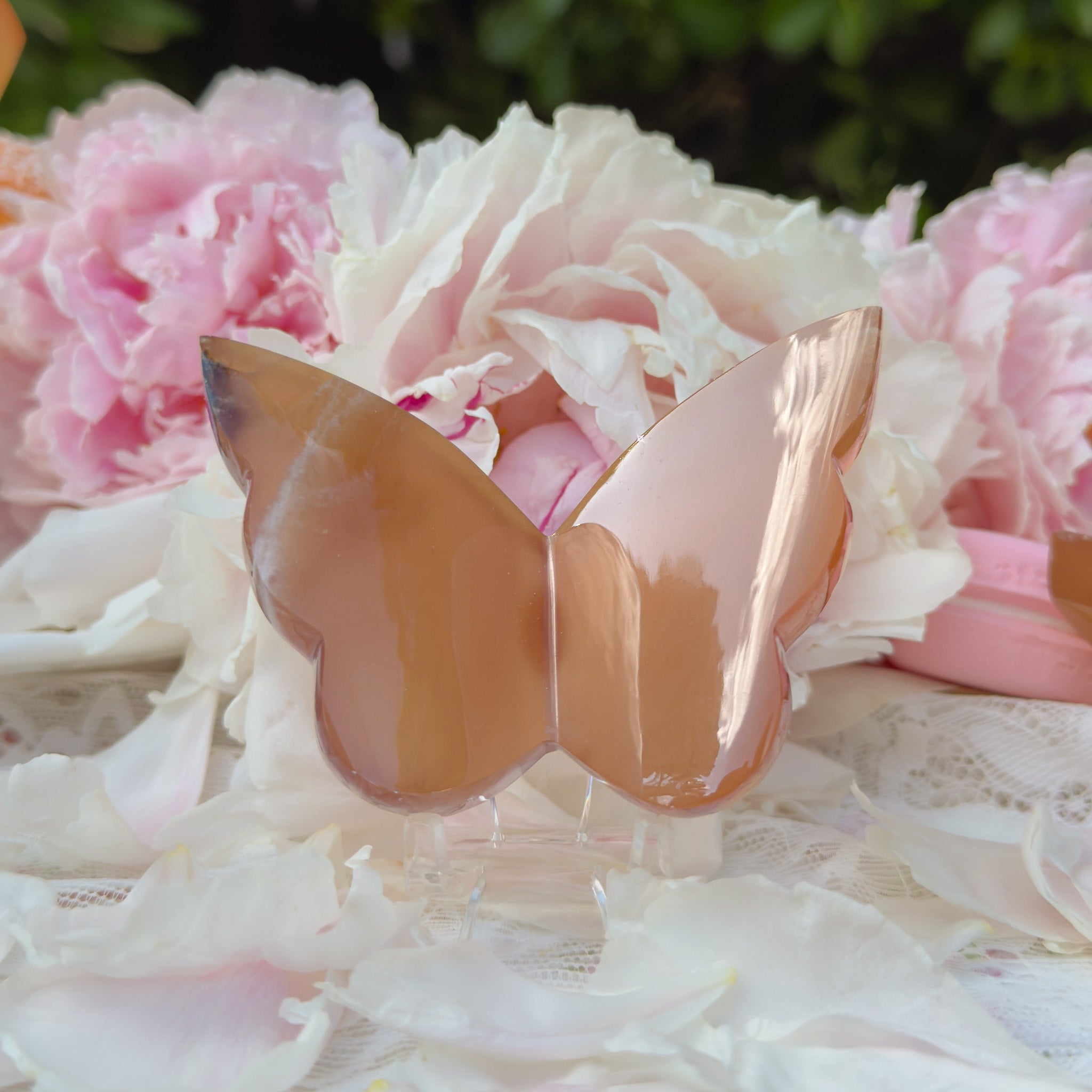 Honey Calcite Butterfly (Choose Your Own)