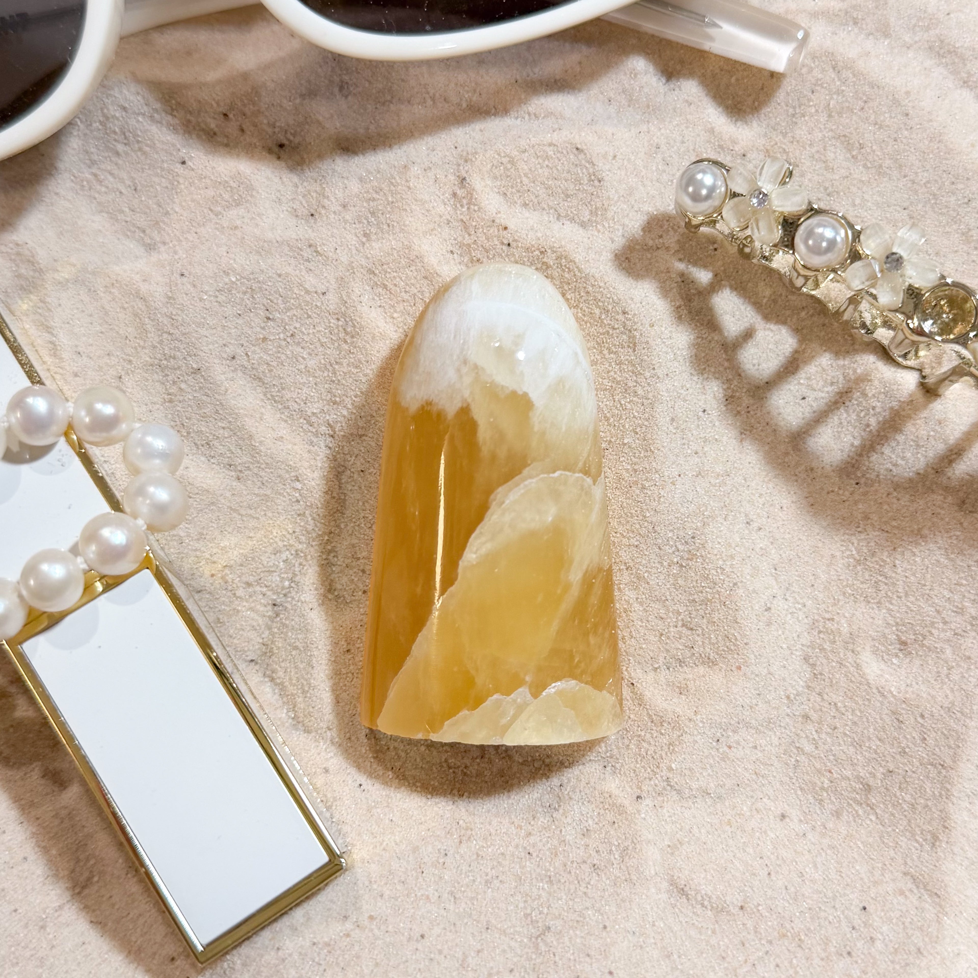 Honey Calcite Free Form (Choose Your Own)
