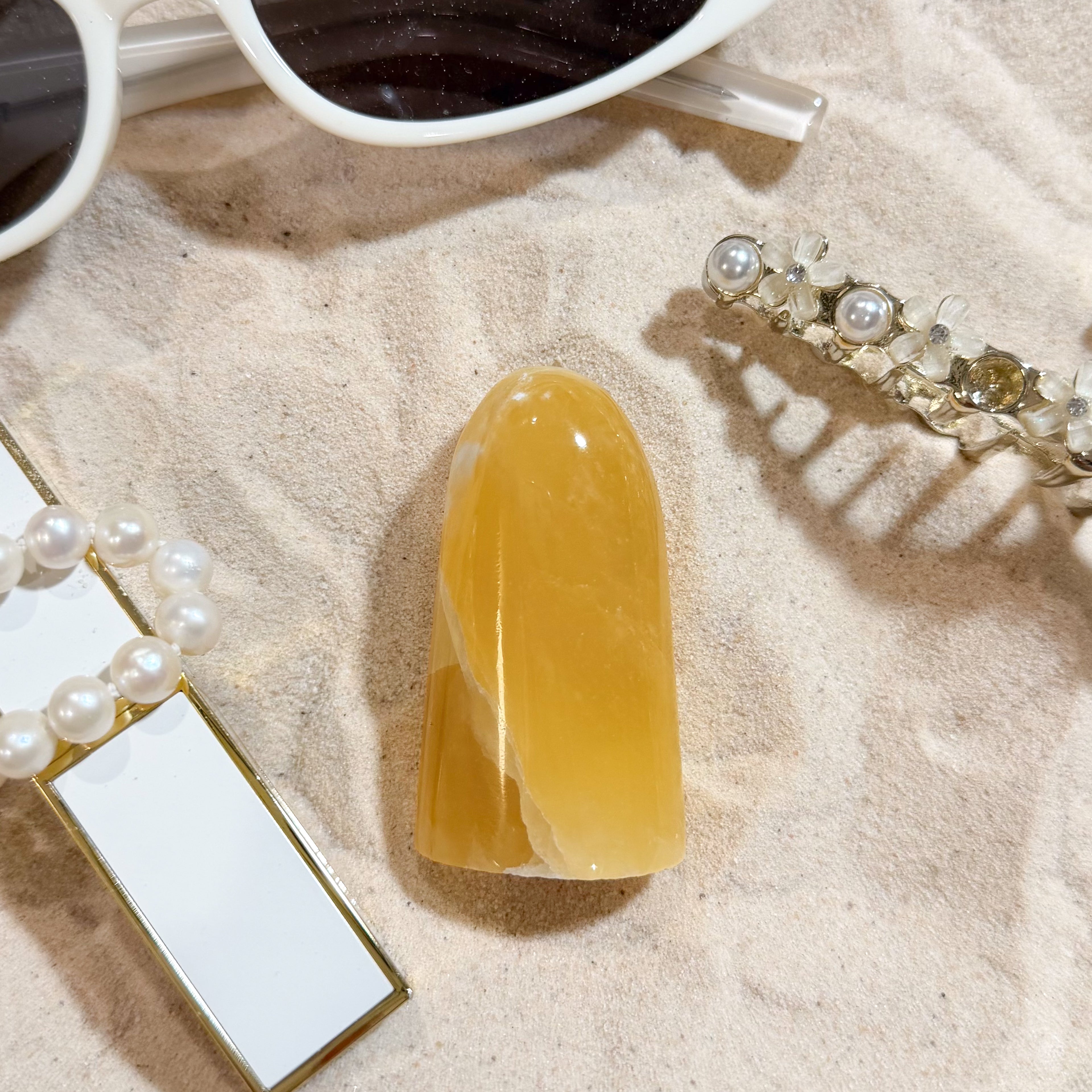 Honey Calcite Free Form (Choose Your Own)