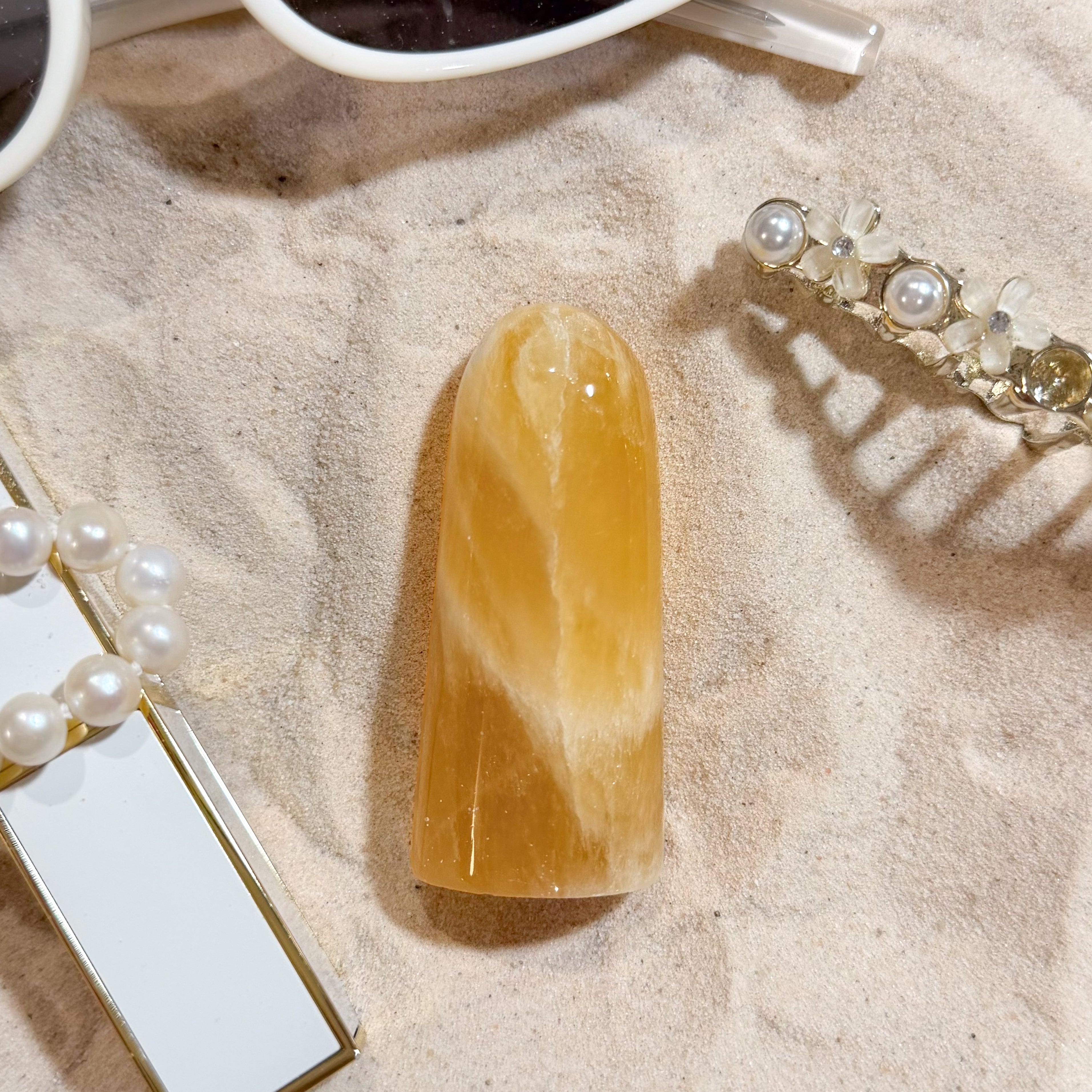 Honey Calcite Free Form (Choose Your Own)