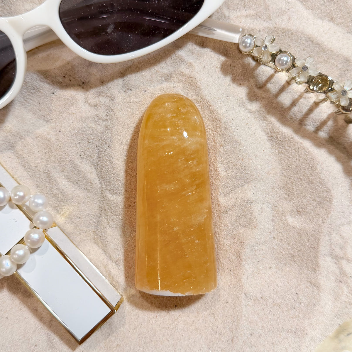 Honey Calcite Free Form (Choose Your Own)