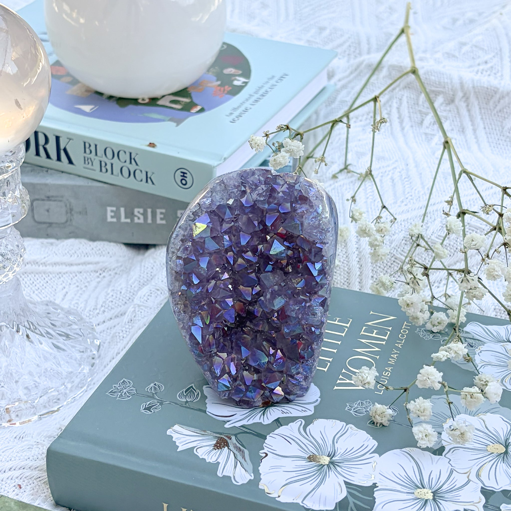 AAA Aura Amethyst Cutbase- Small (Choose Your Own)