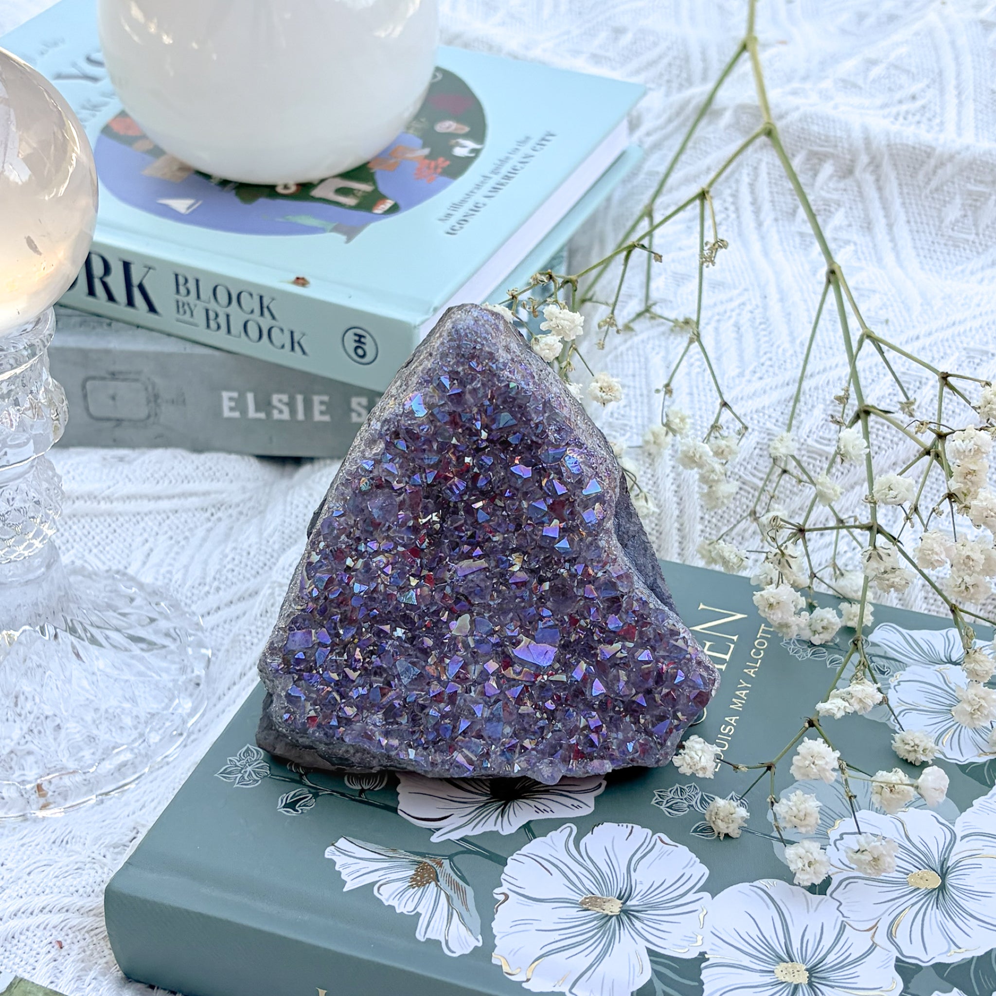 AAA Aura Amethyst Cutbase- Small (Choose Your Own)