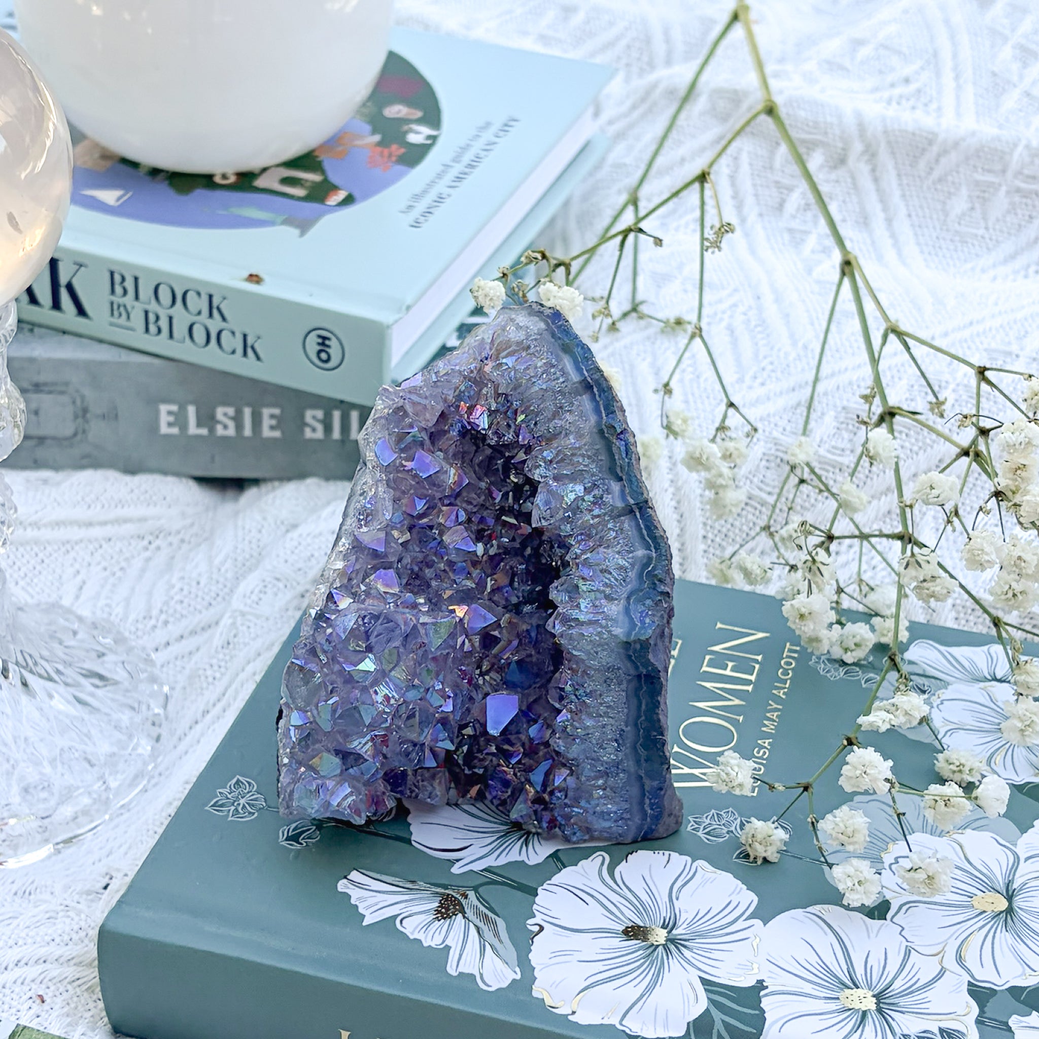 AAA Aura Amethyst Cutbase- Small (Choose Your Own)