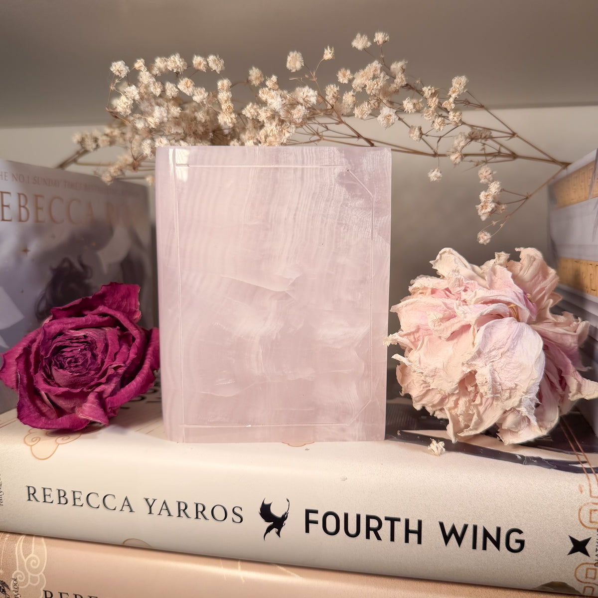 Calcite Book Carvings