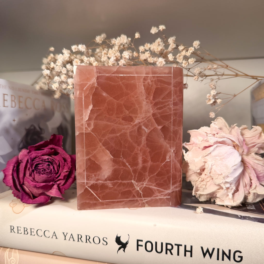 Calcite Book Carvings