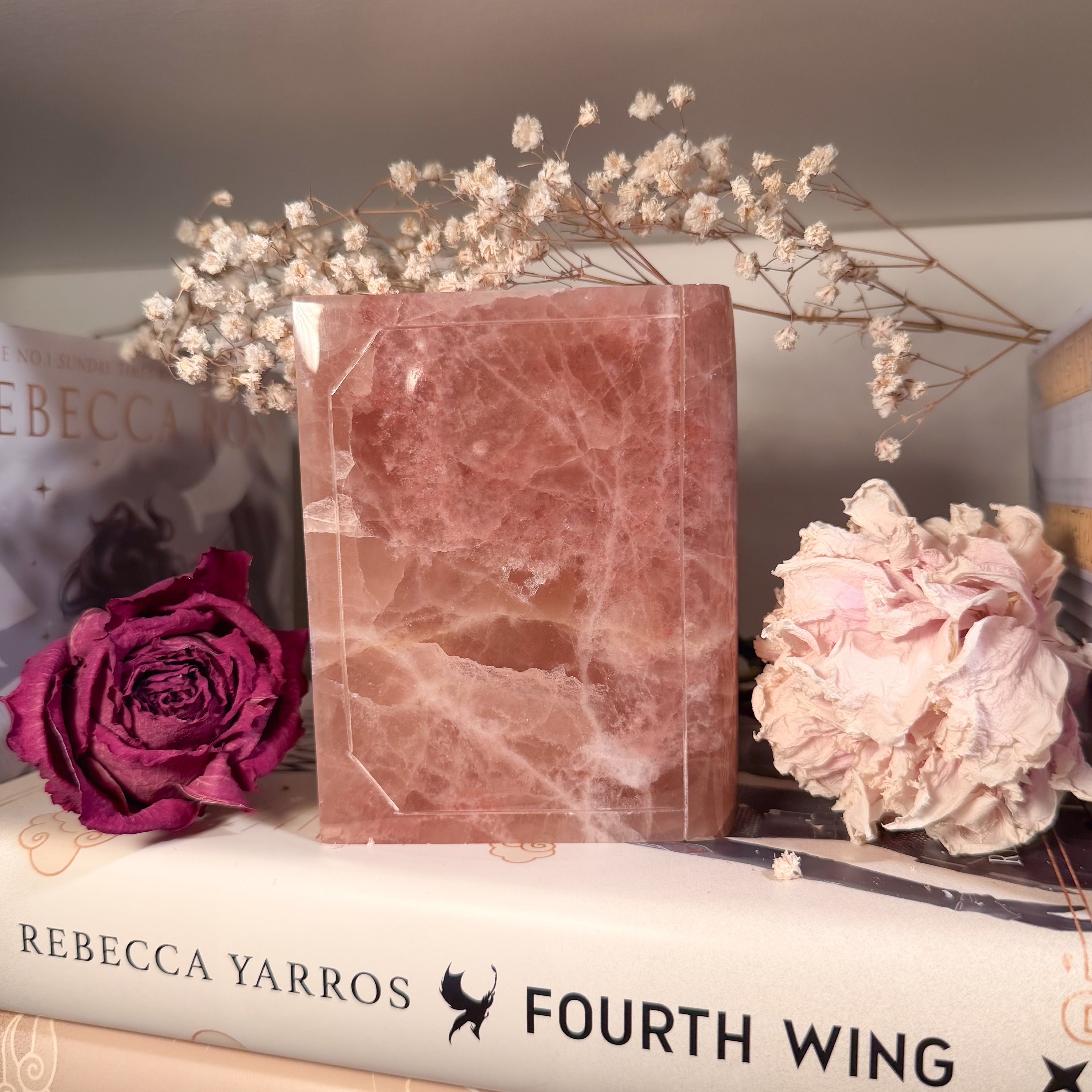 Calcite Book Carvings