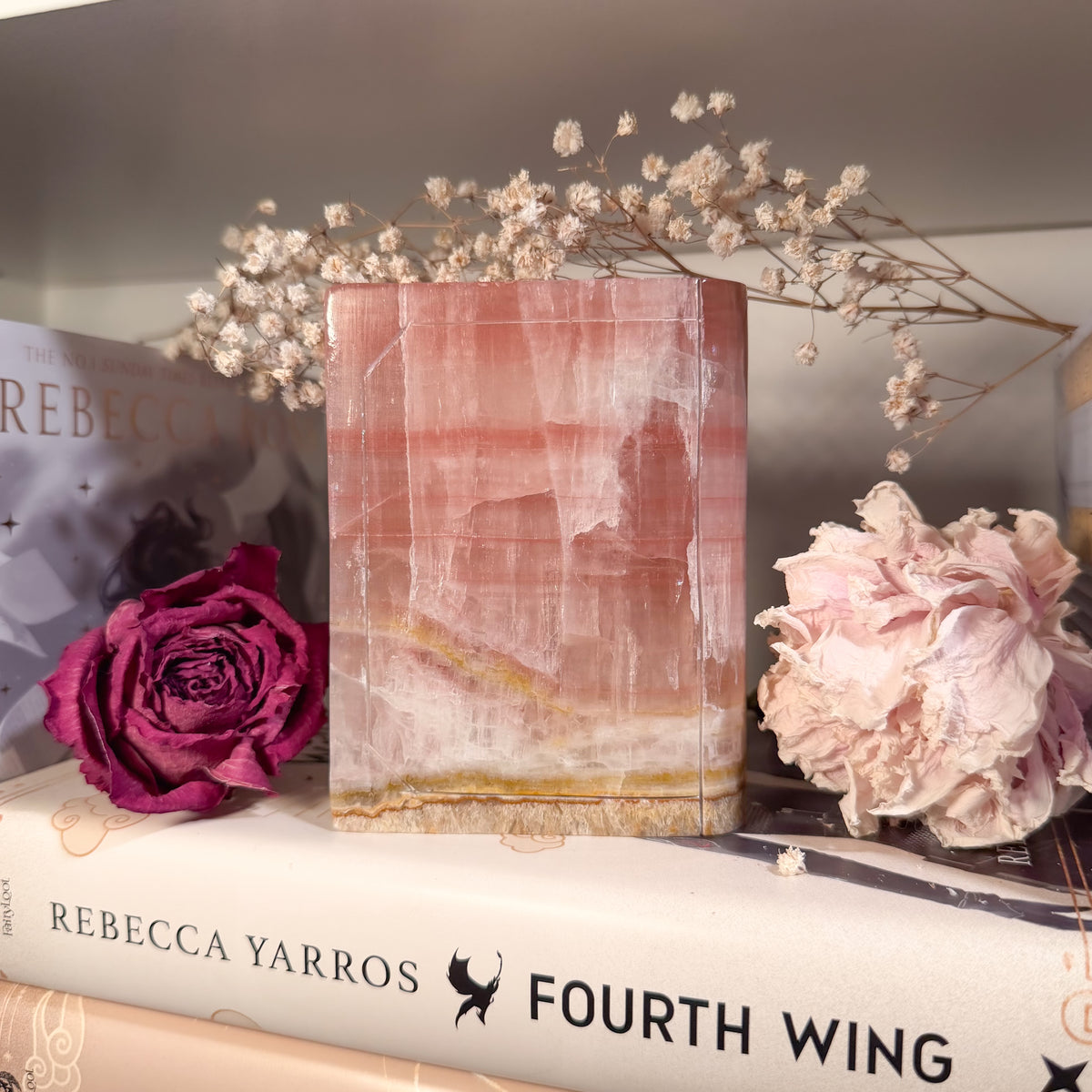 Calcite Book Carvings