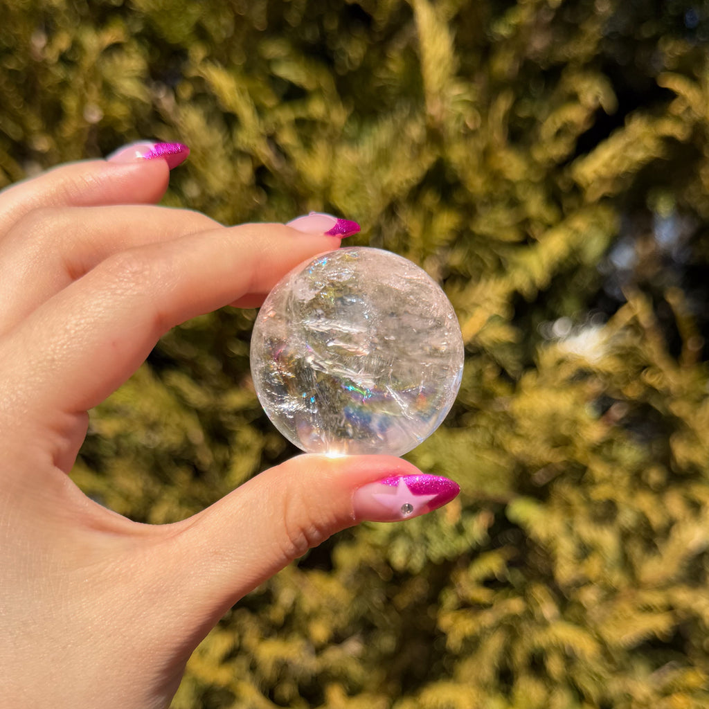 Rainbow Clear Quartz Sphere D