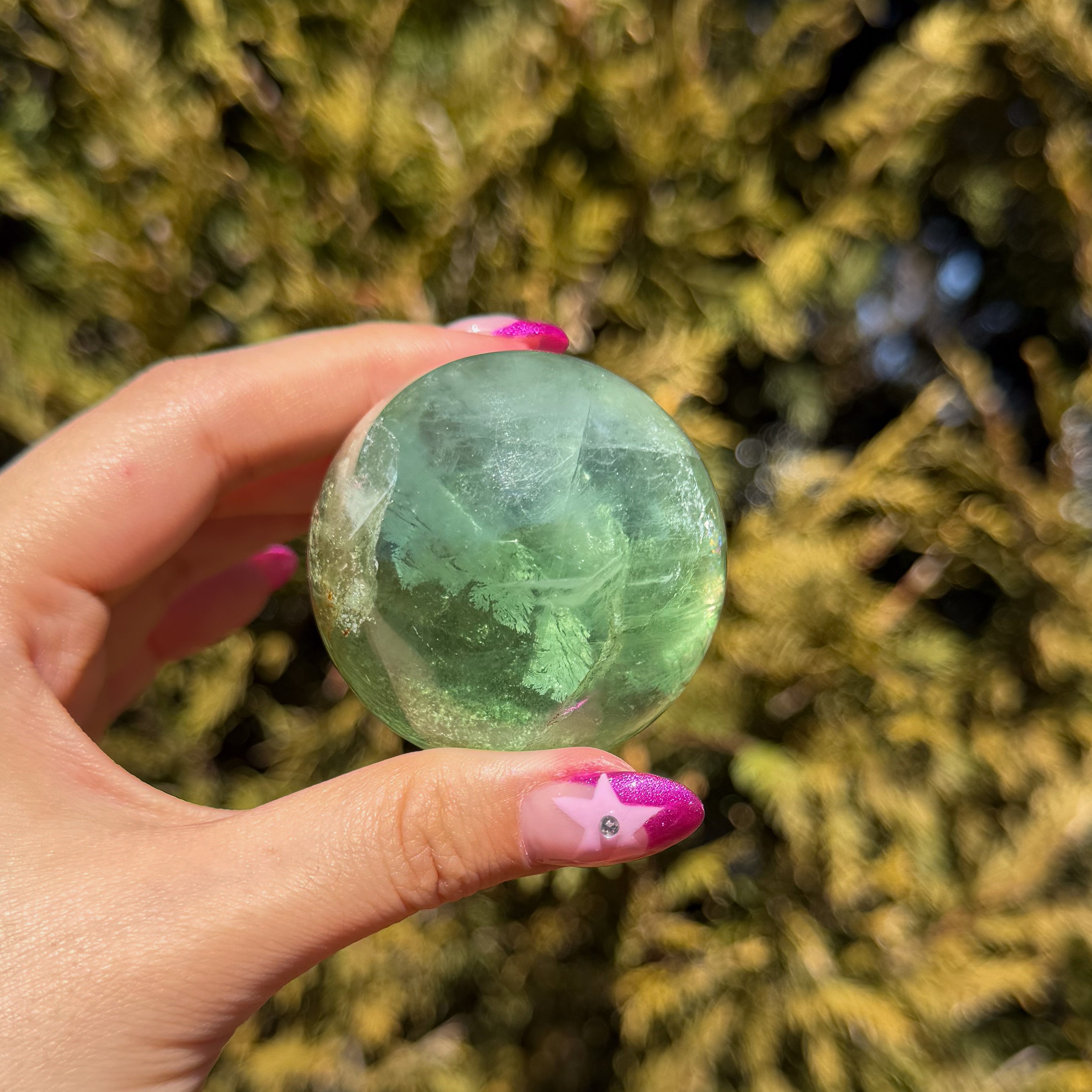 Green Fluorite Sphere B