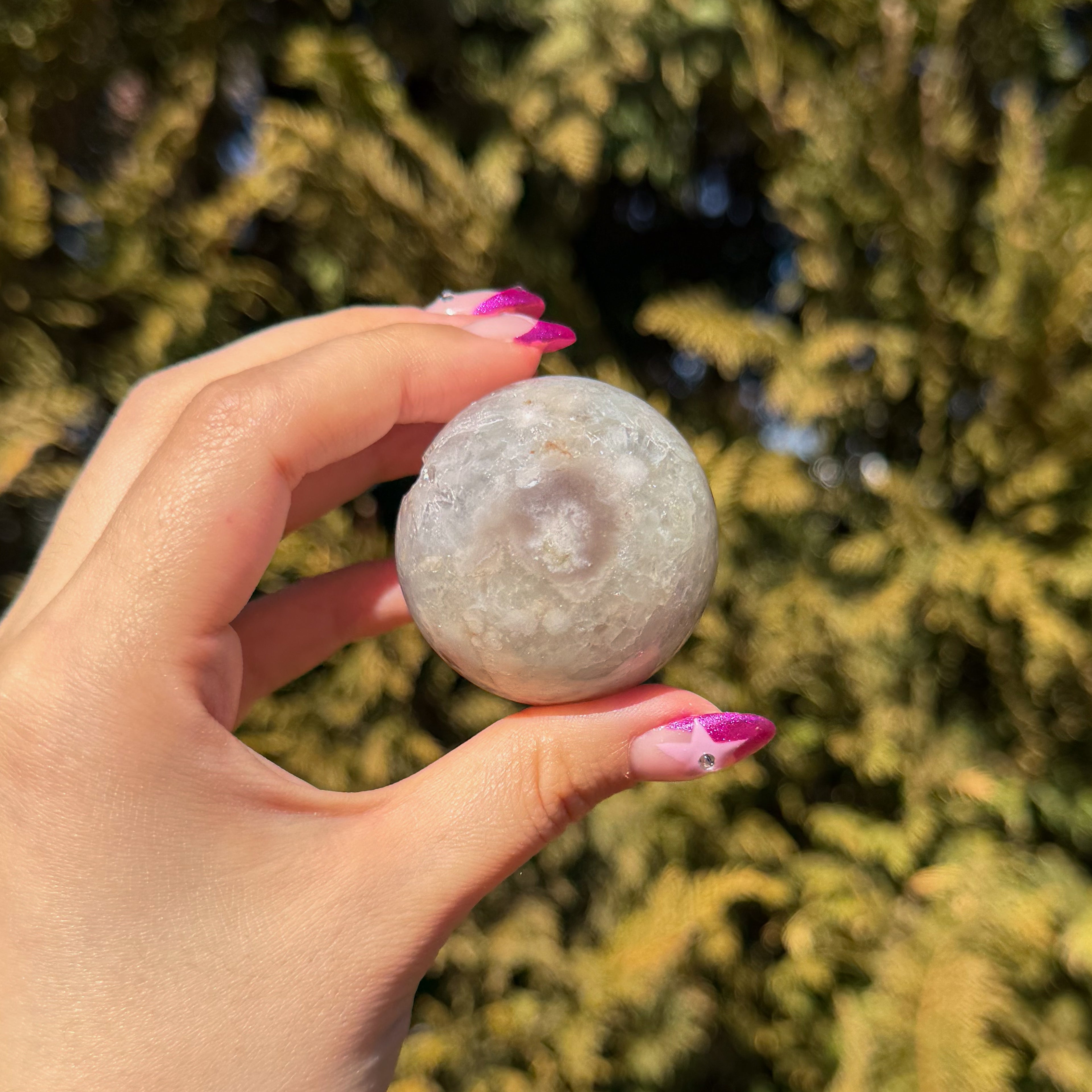 Flower Agate Sphere B
