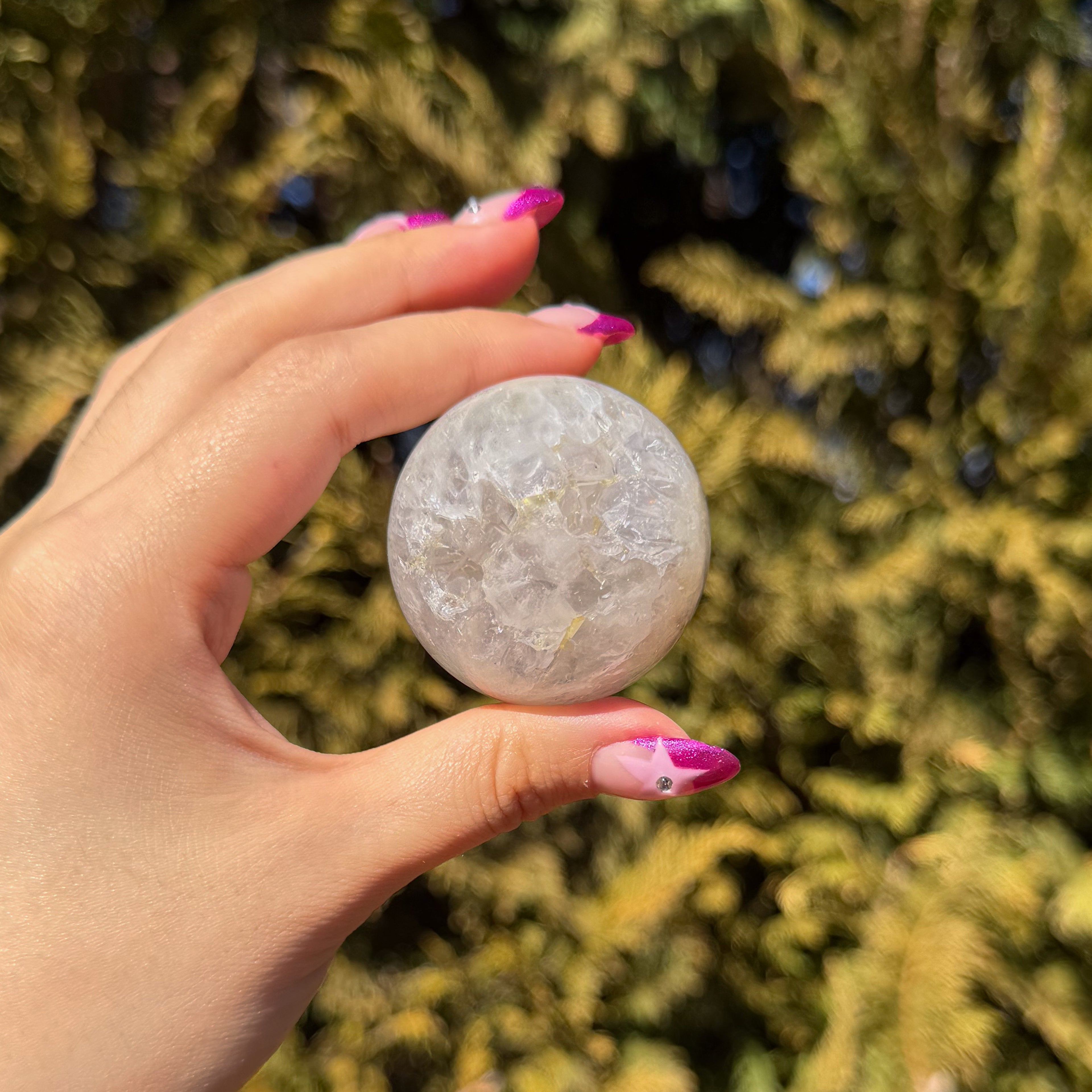 Flower Agate Sphere B