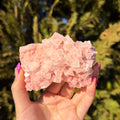 Pink Halite Crystal Cluster D