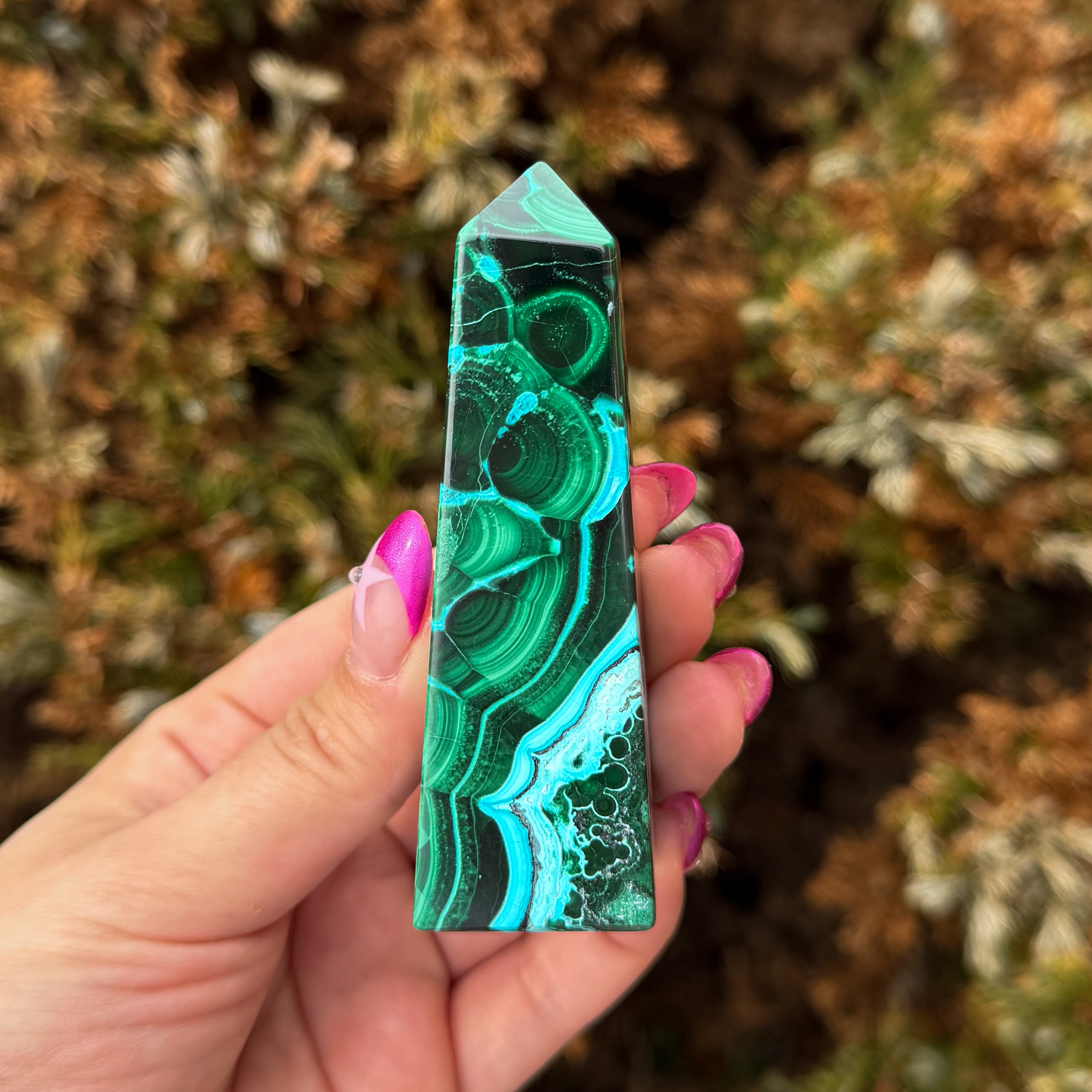 Malachite Chrysocolla Tower C (High Grade)