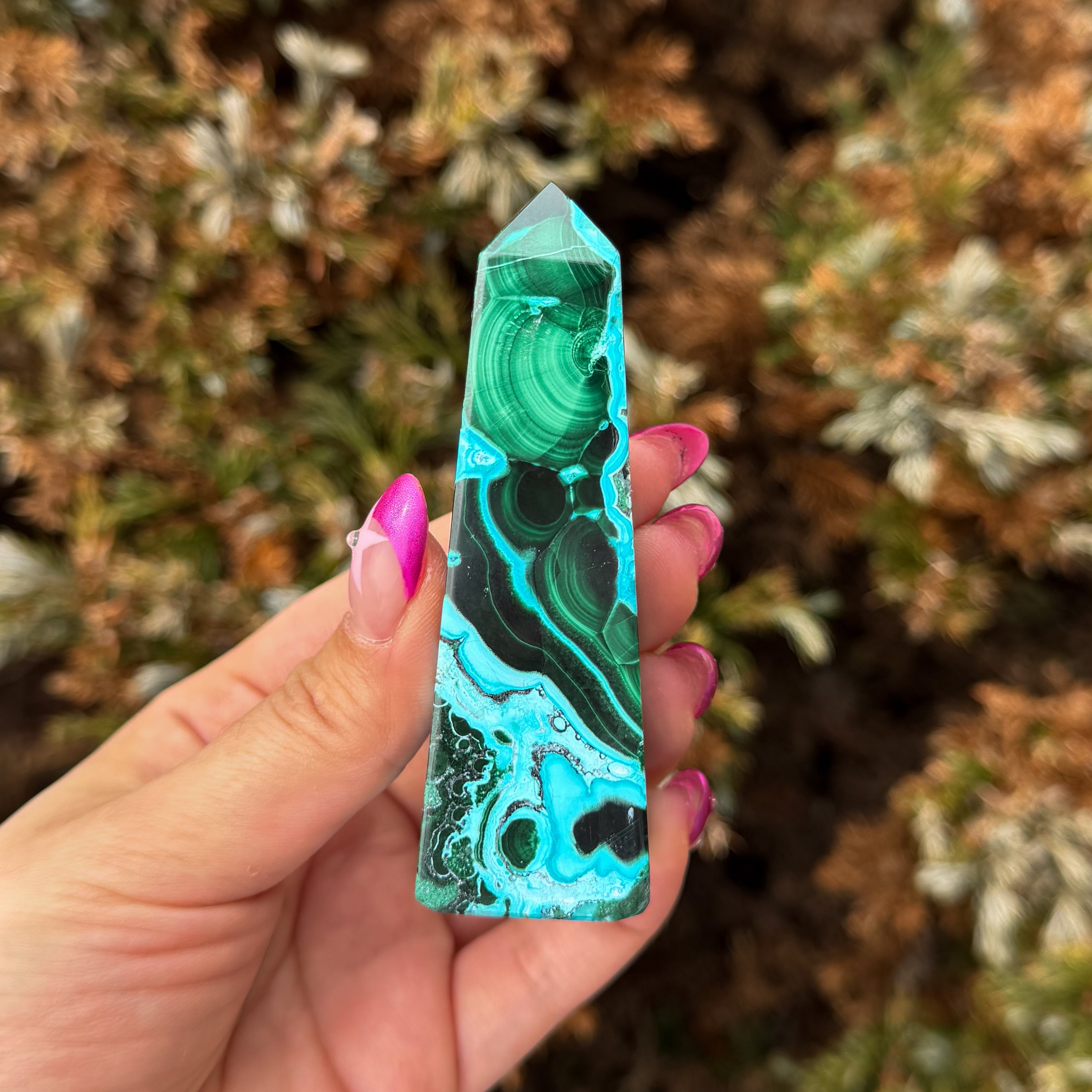 Malachite Chrysocolla Tower C (High Grade)