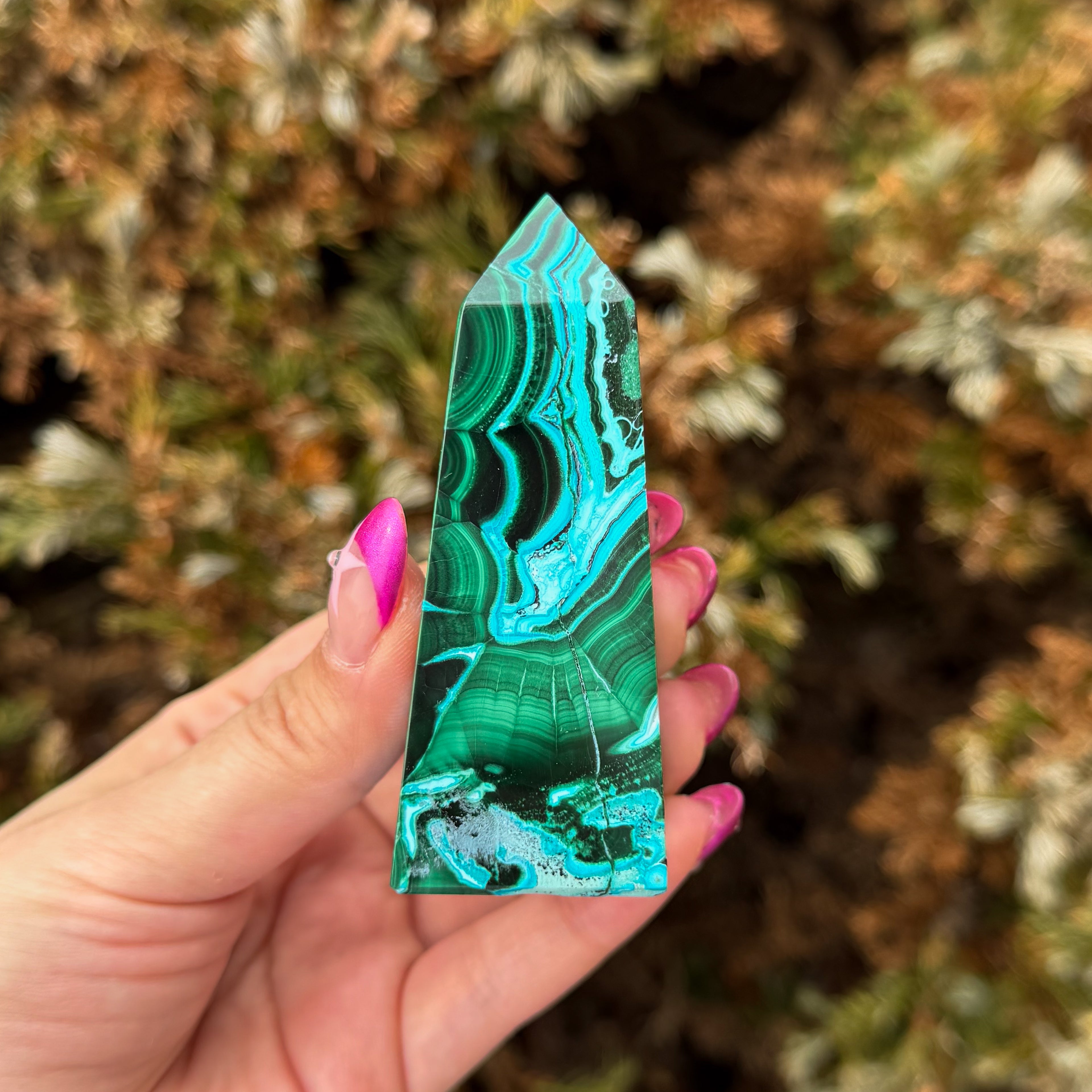 Malachite Chrysocolla Tower D (High Grade)