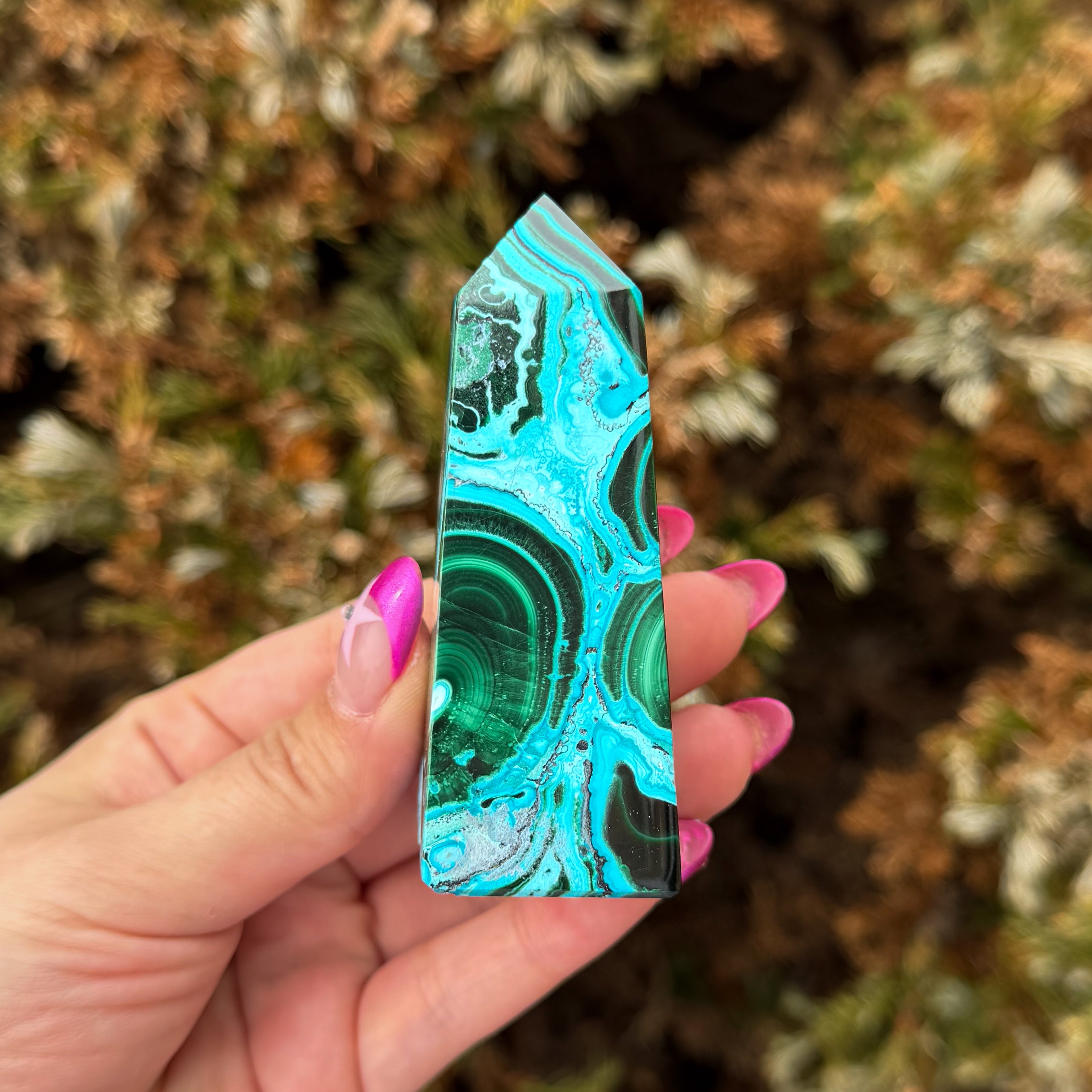 Malachite Chrysocolla Tower D (High Grade)