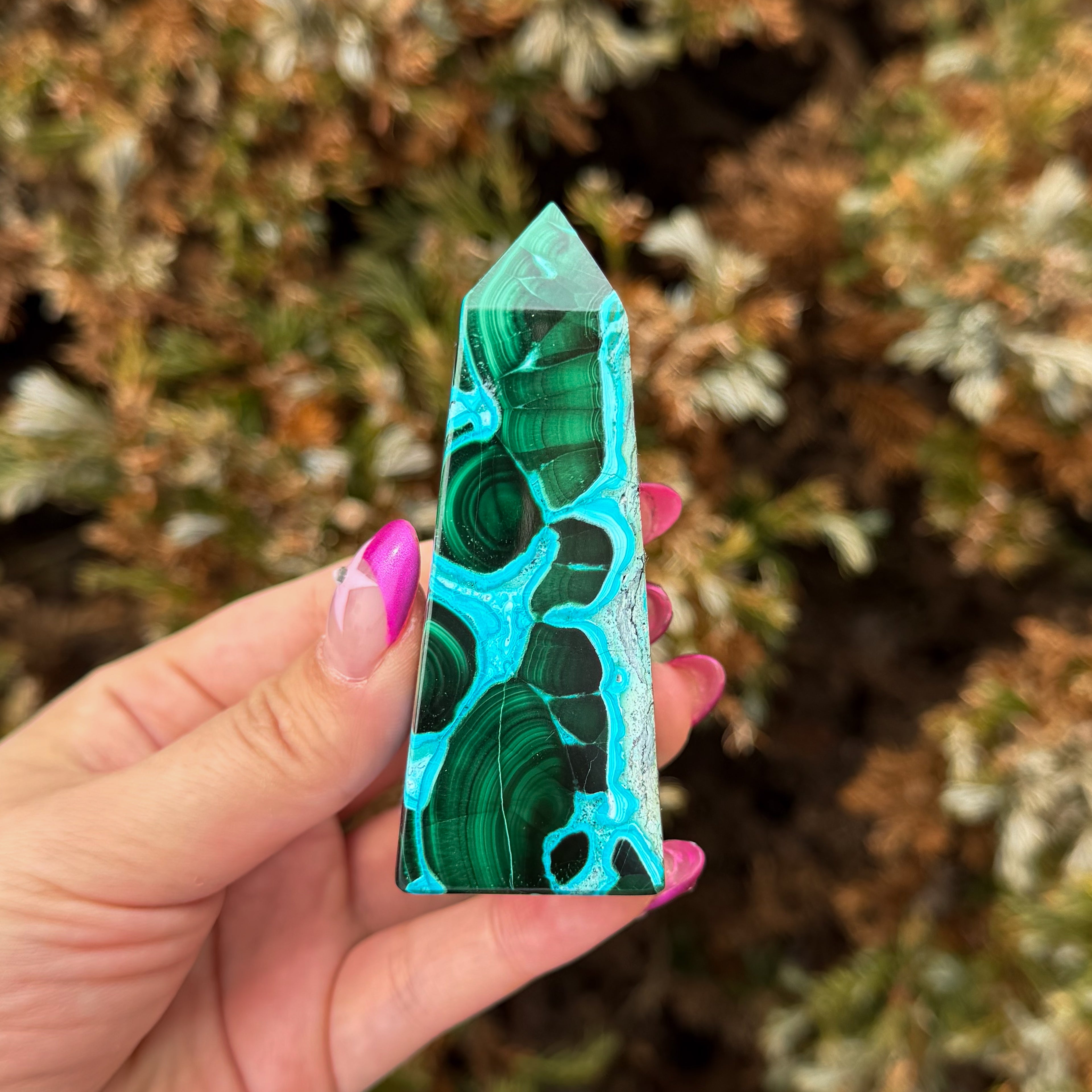 Malachite Chrysocolla Tower D (High Grade)