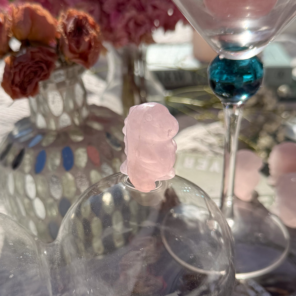 Rose Quartz Chubby Dinos (Intuitively Picked)