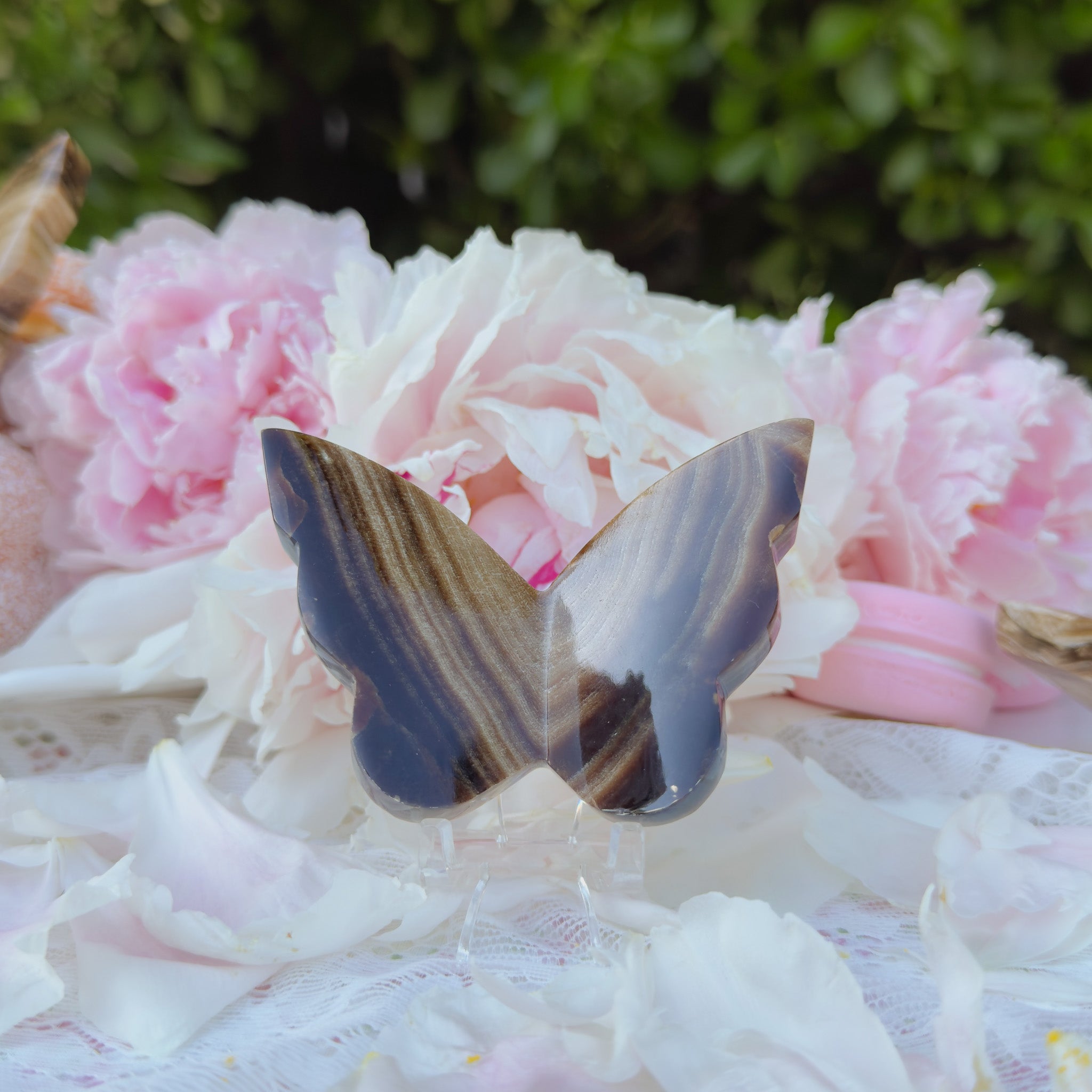 Chocolate Calcite Butterfly (Choose Your Own)