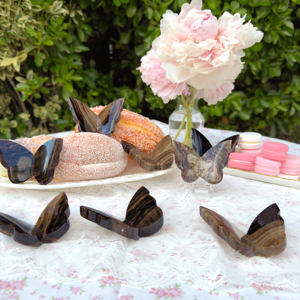 Chocolate Calcite Butterfly (Choose Your Own)