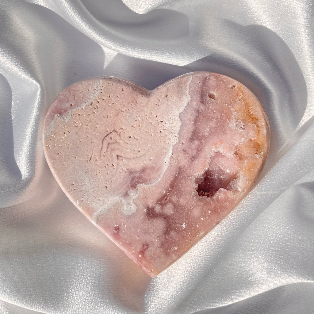 Pink Amethyst Heart B