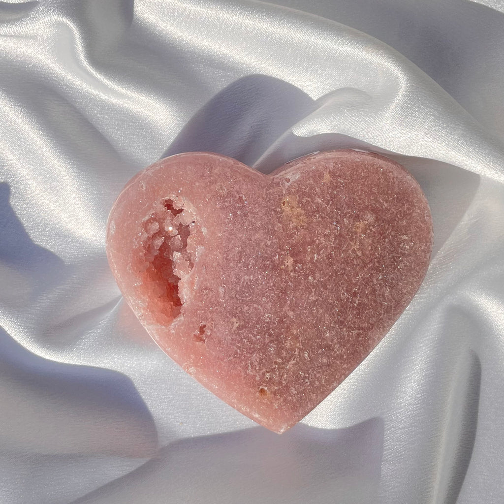Pink Amethyst Heart A