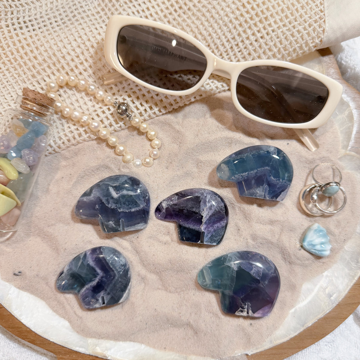 Durango Fluorite Mini Bear (Choose Your Own)