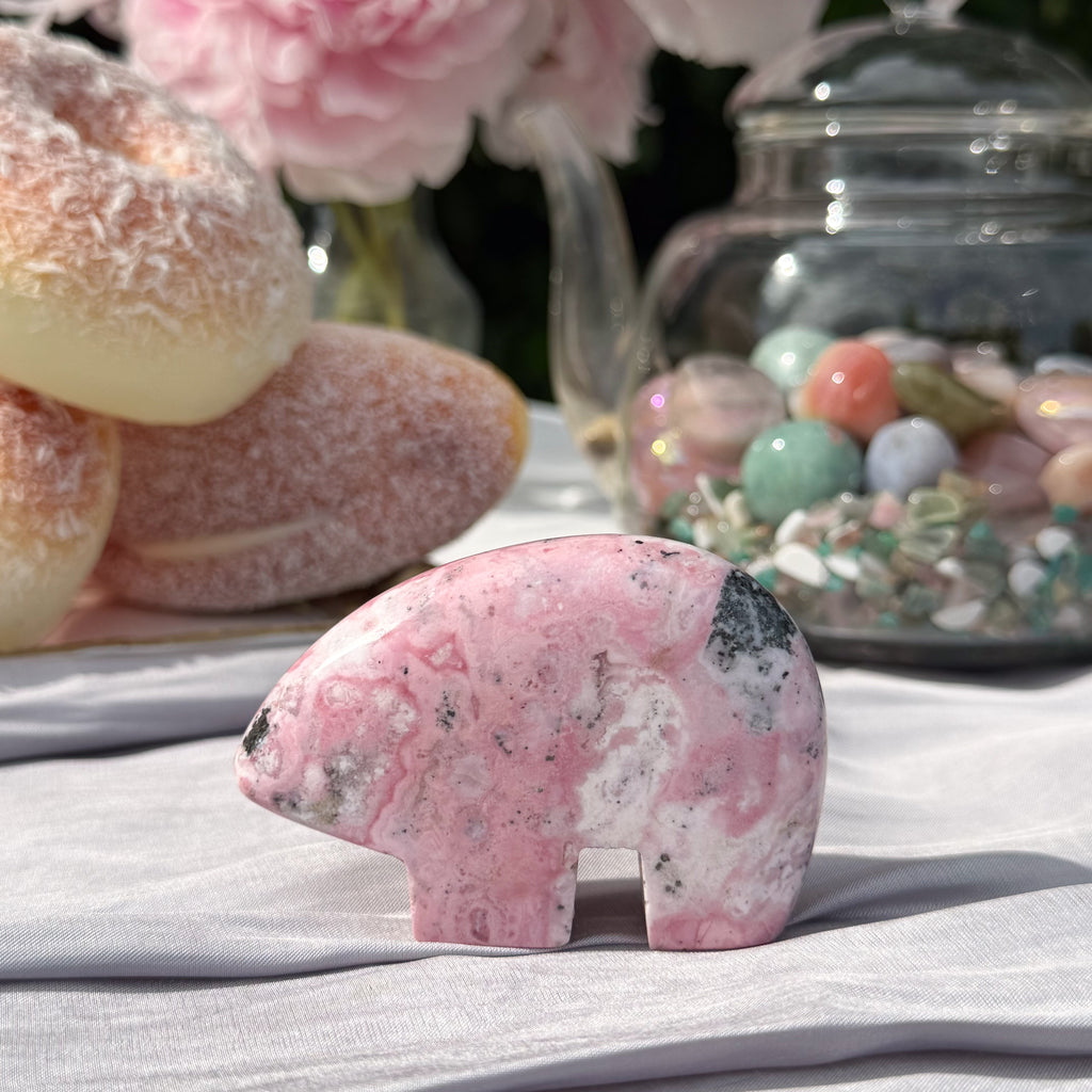 Rhodonite Bear (Choose Your Own)