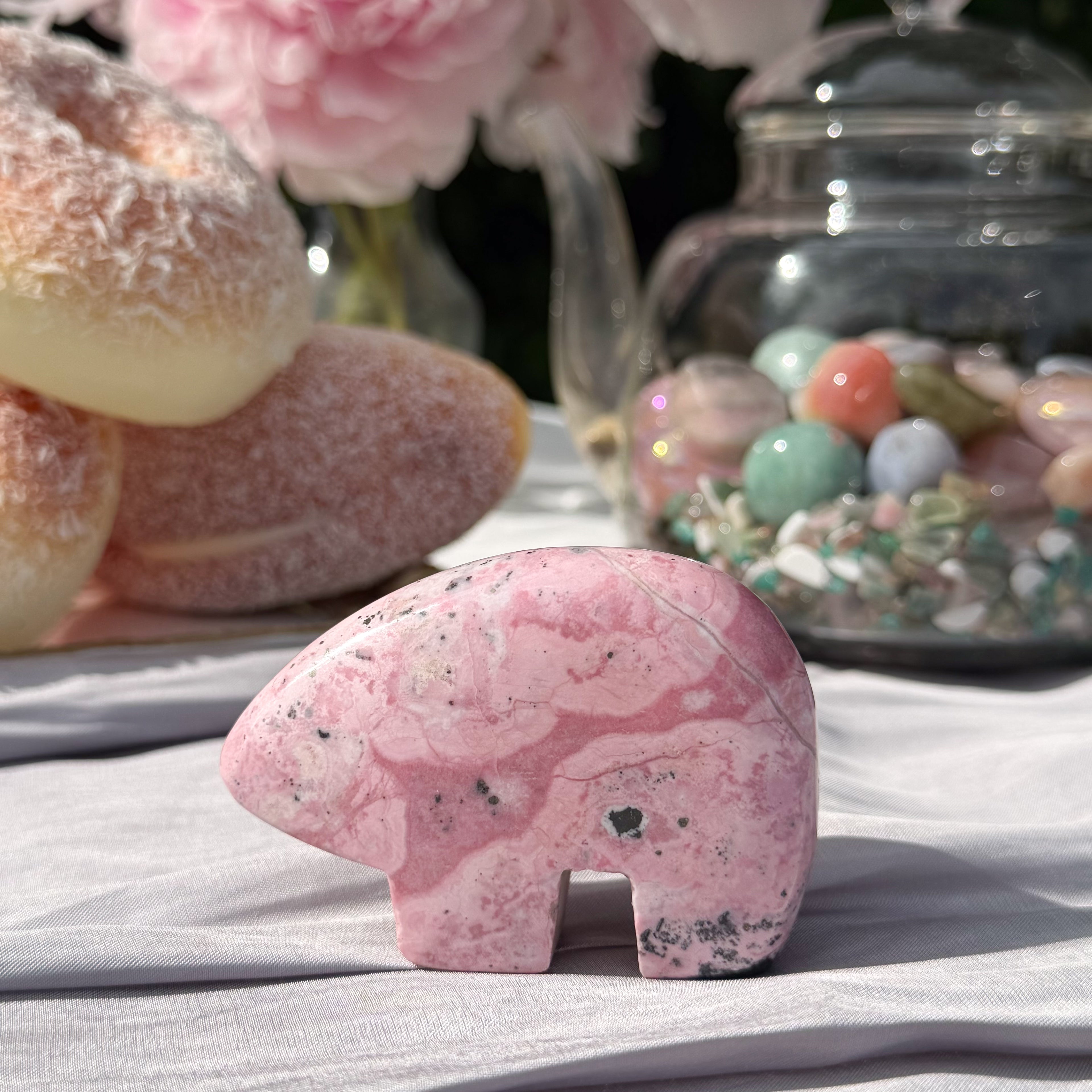 Rhodonite Bear (Choose Your Own)