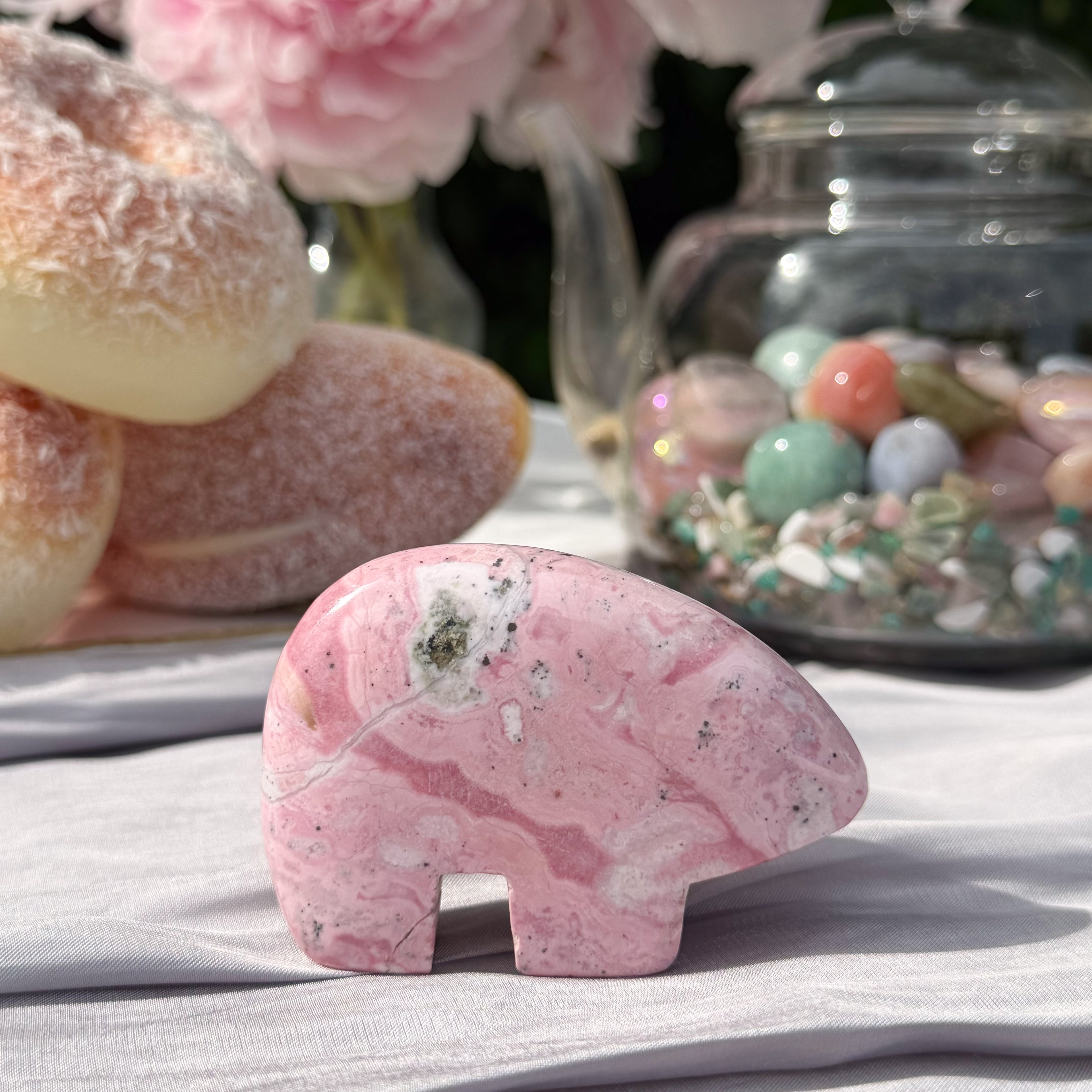 Rhodonite Bear (Choose Your Own)