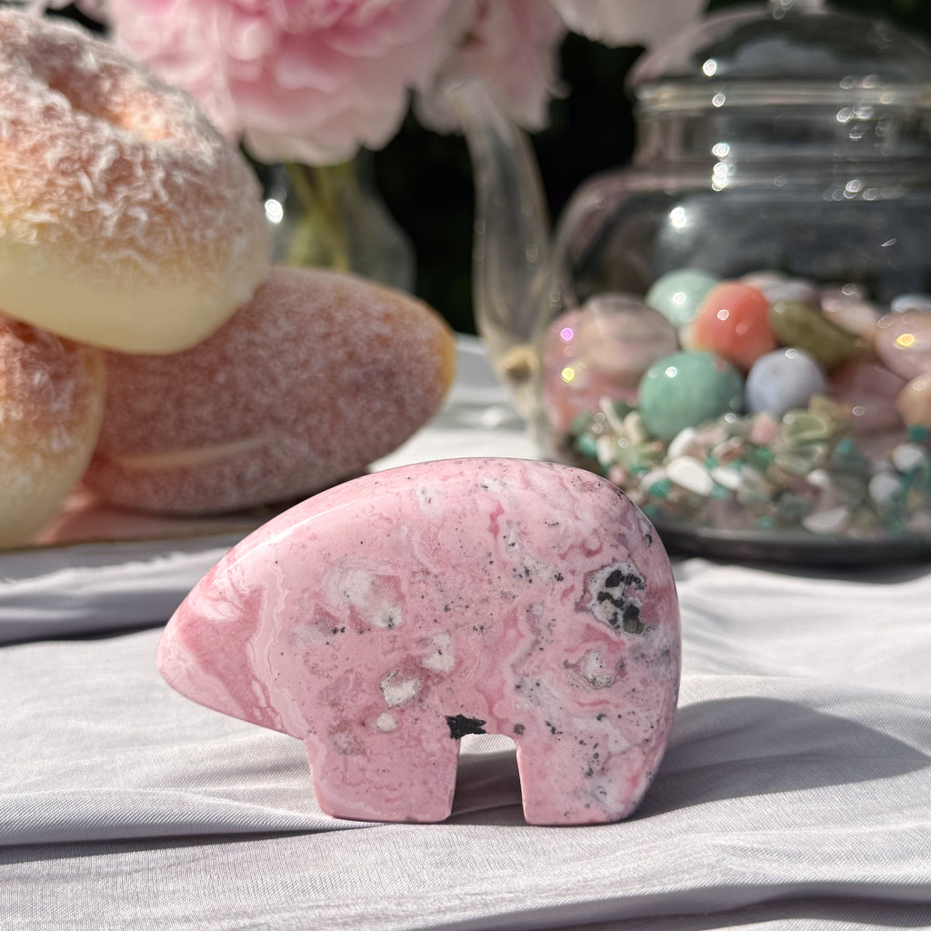 Rhodonite Bear (Choose Your Own)