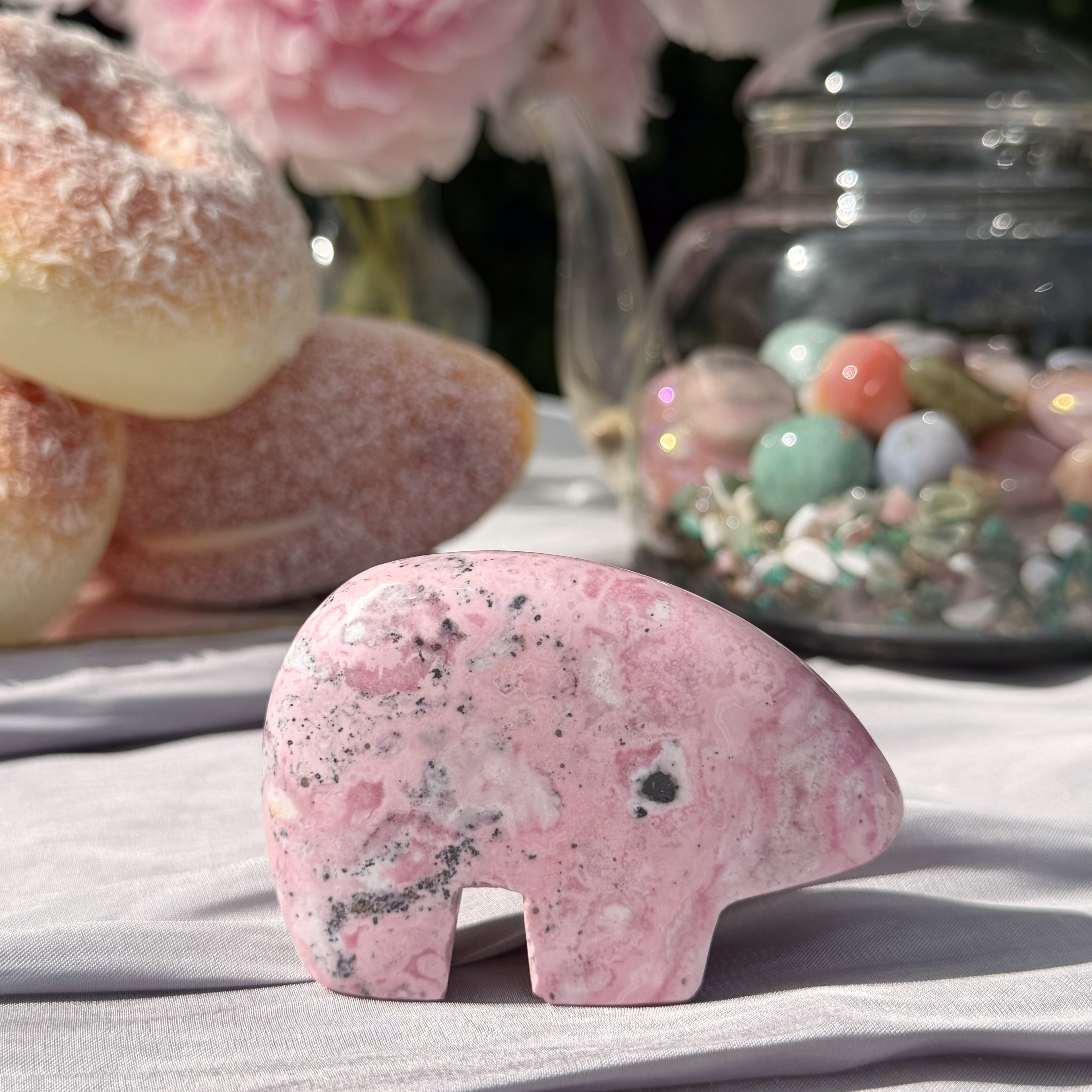Rhodonite Bear (Choose Your Own)