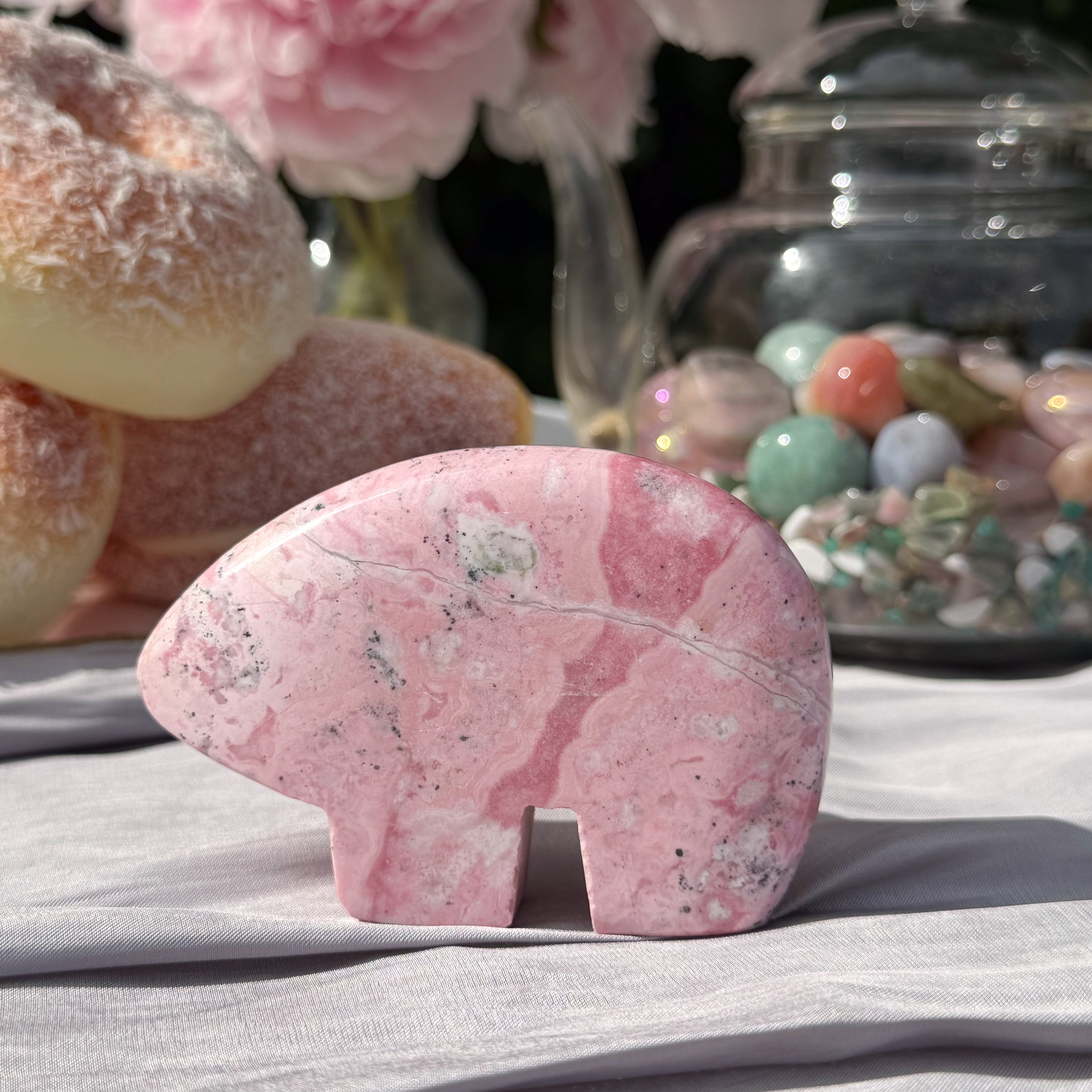 Rhodonite Bear (Choose Your Own)