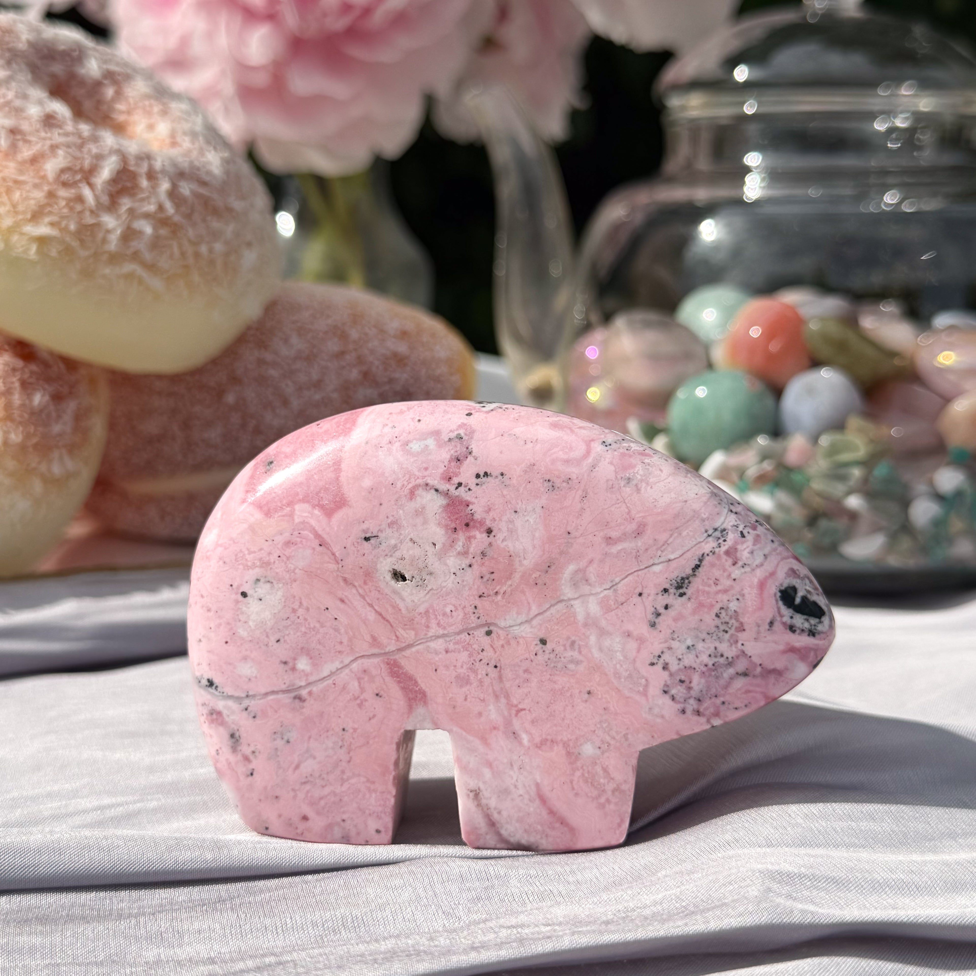 Rhodonite Bear (Choose Your Own)