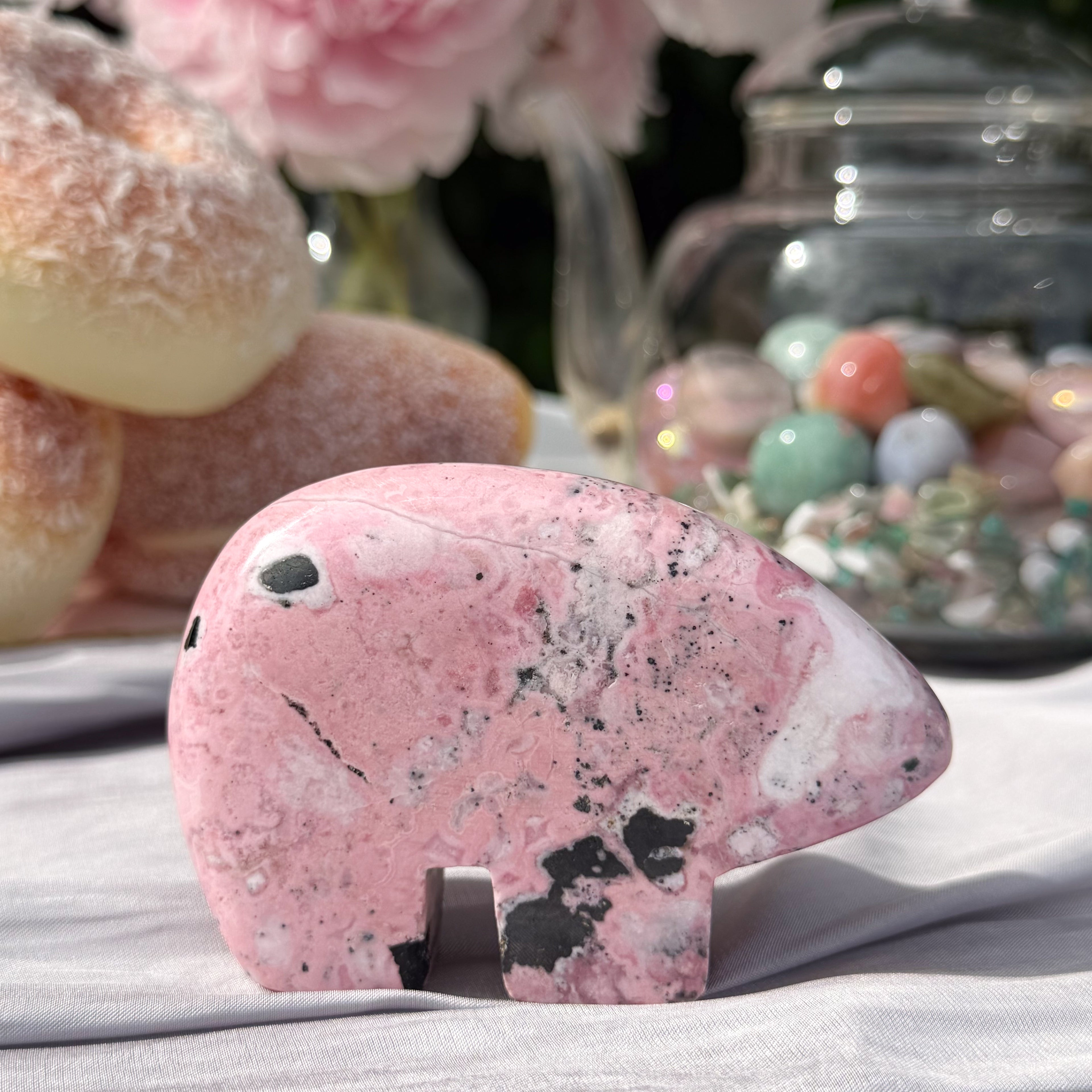 Rhodonite Bear (Choose Your Own)