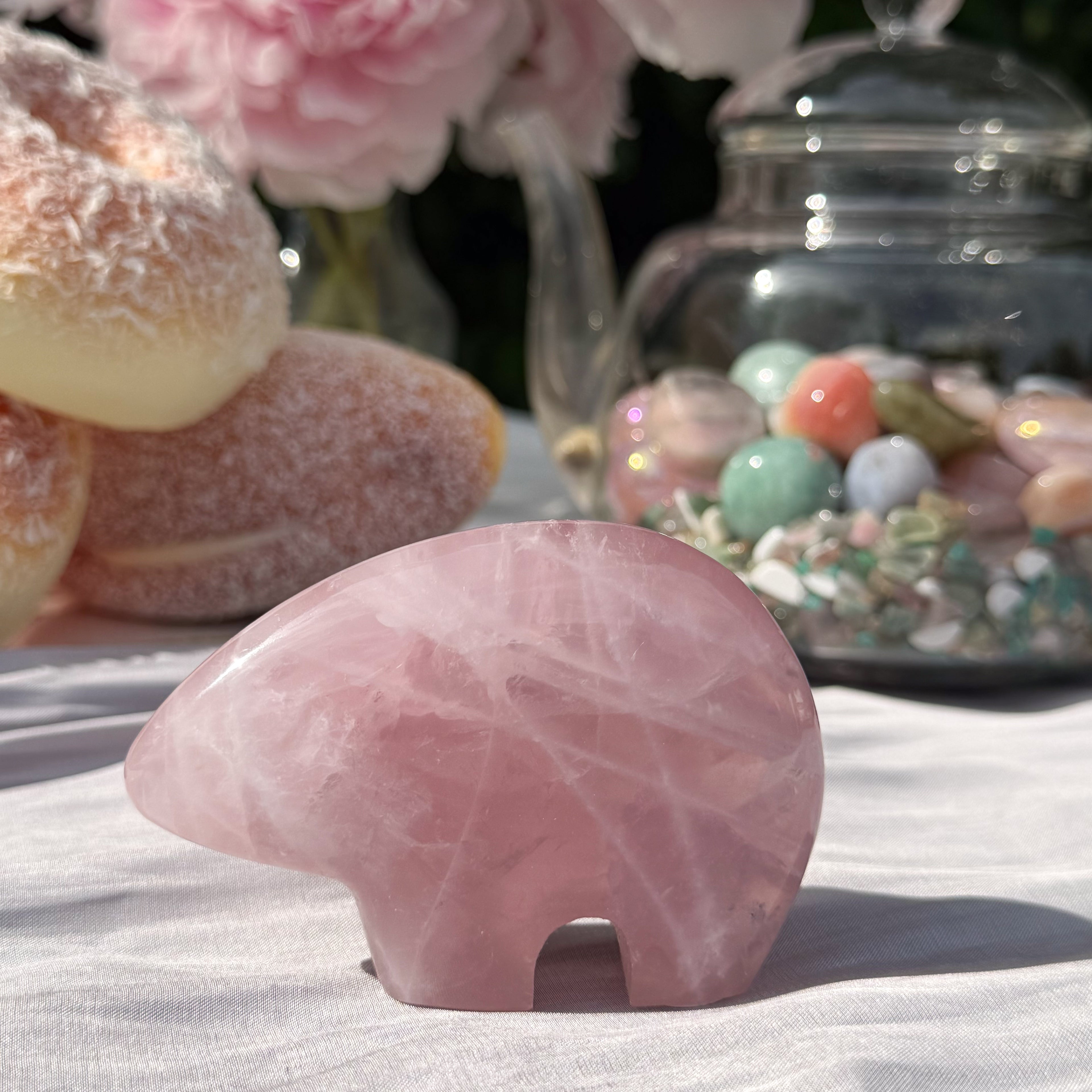 Rose Quartz Bear (Choose Your Own)