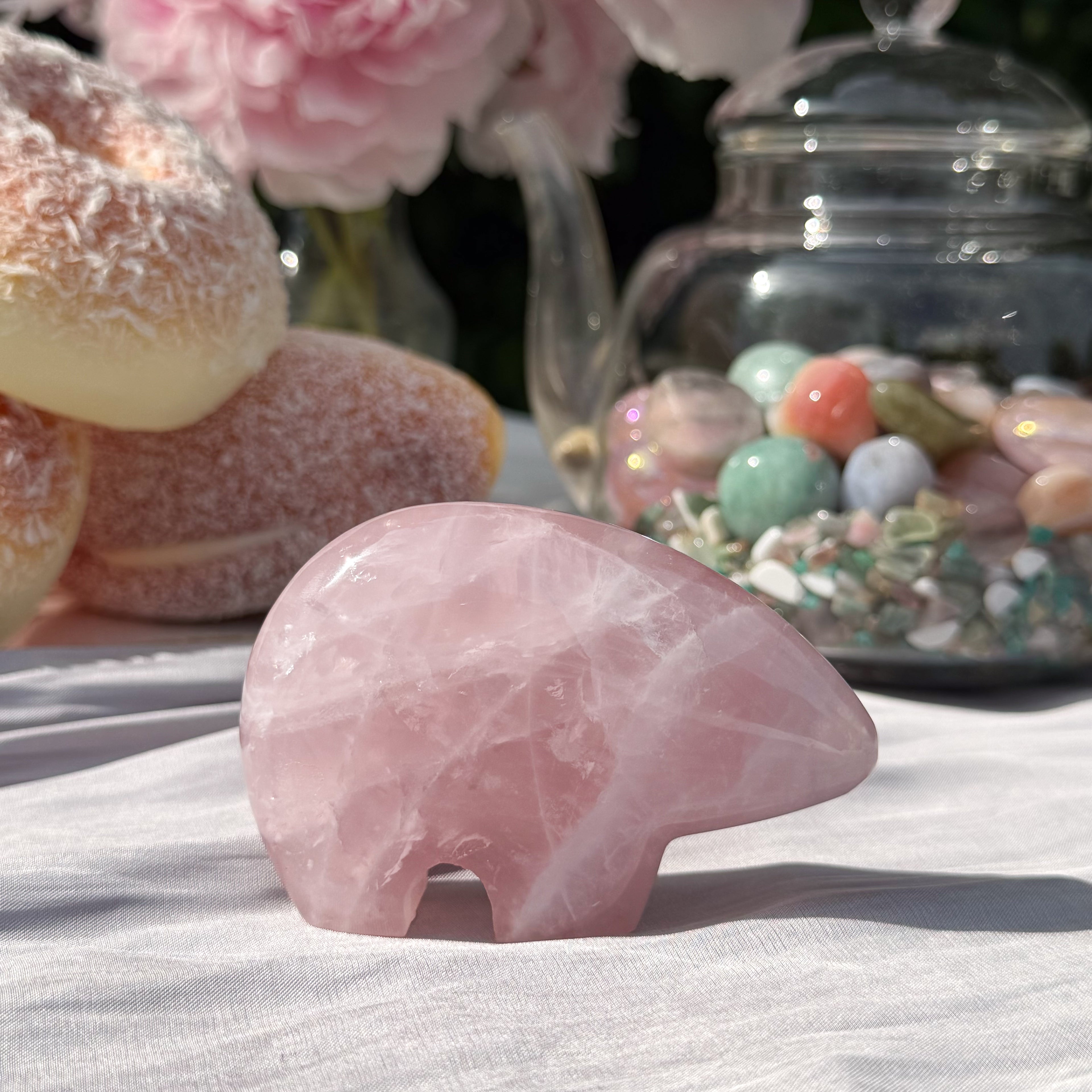 Rose Quartz Bear (Choose Your Own)