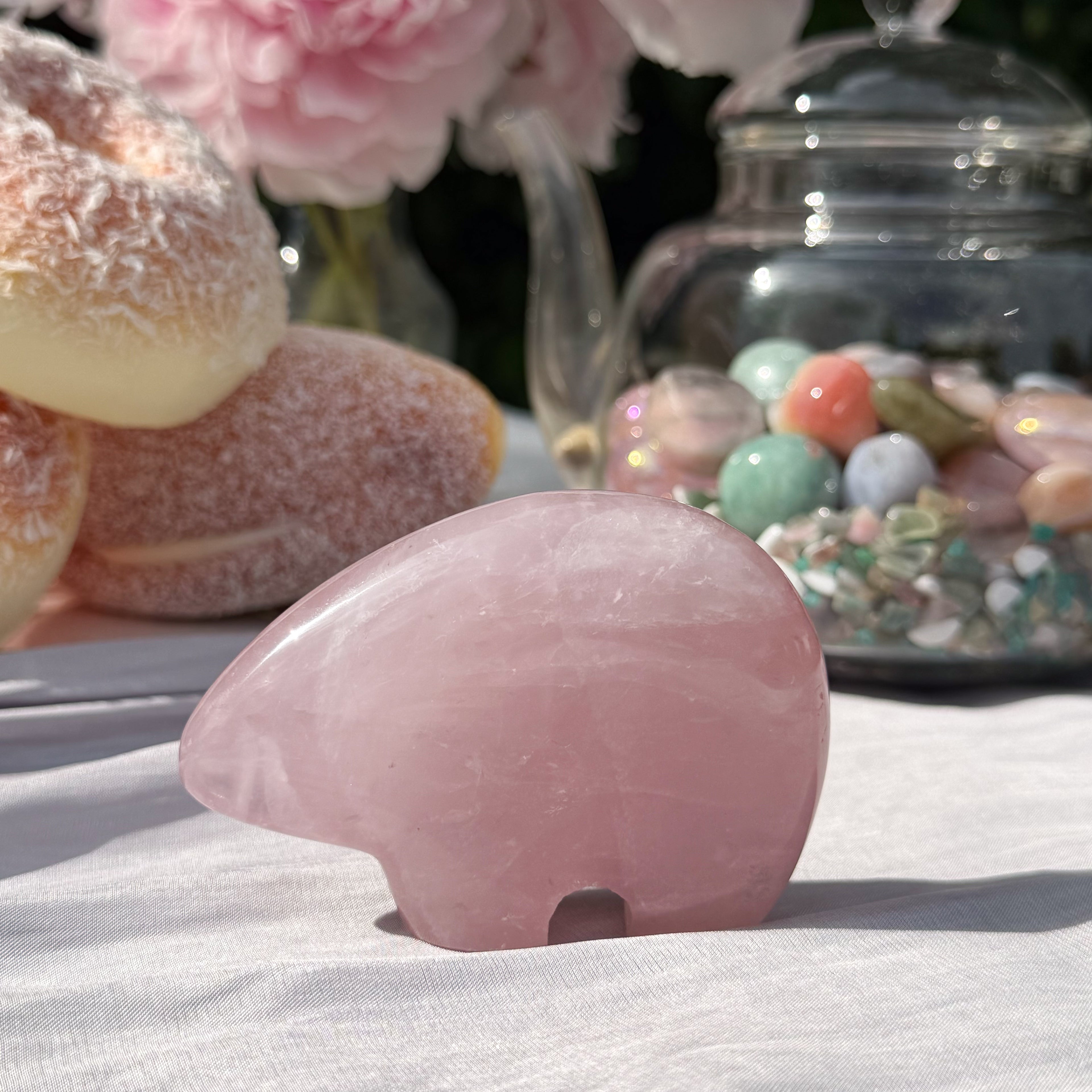 Rose Quartz Bear (Choose Your Own)