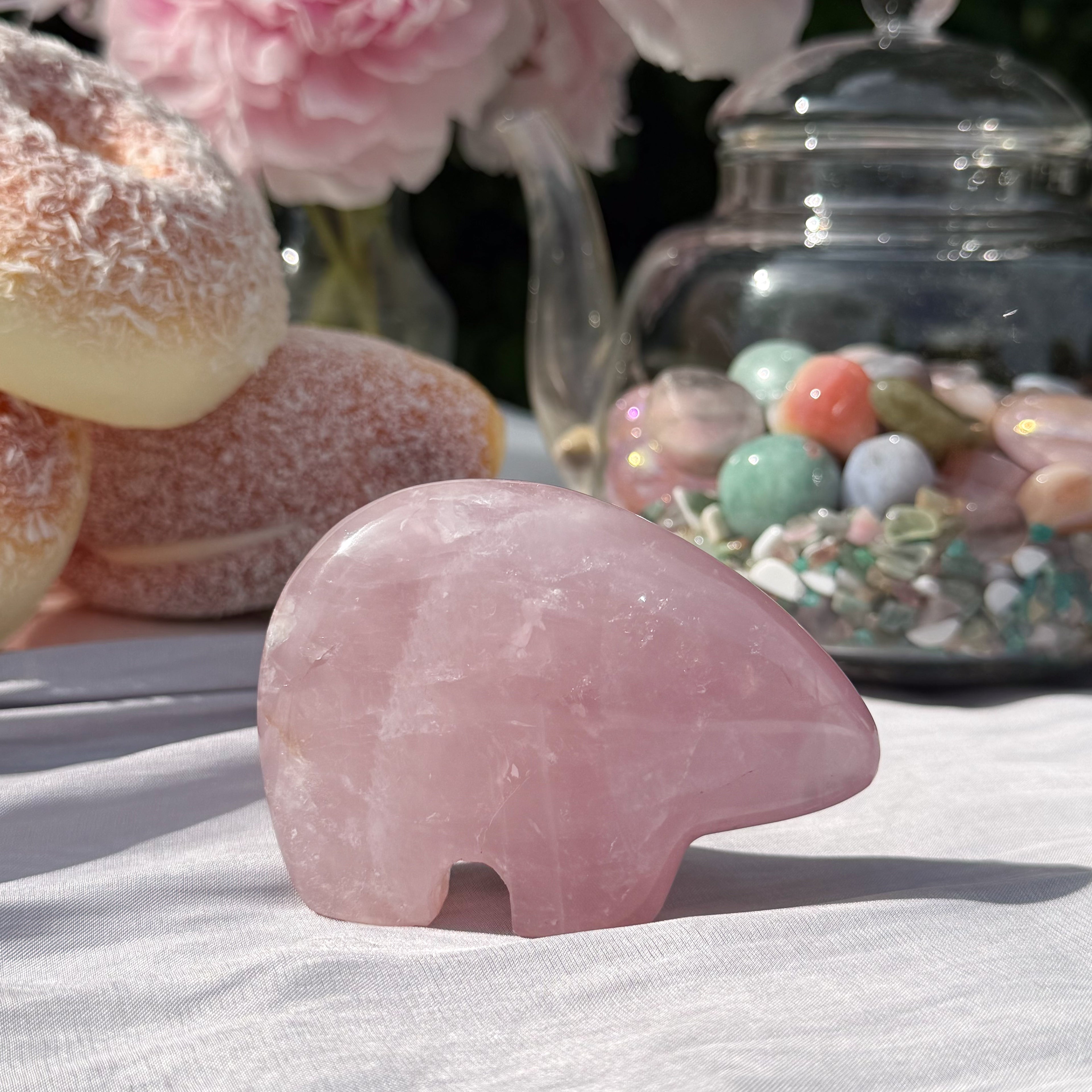 Rose Quartz Bear (Choose Your Own)