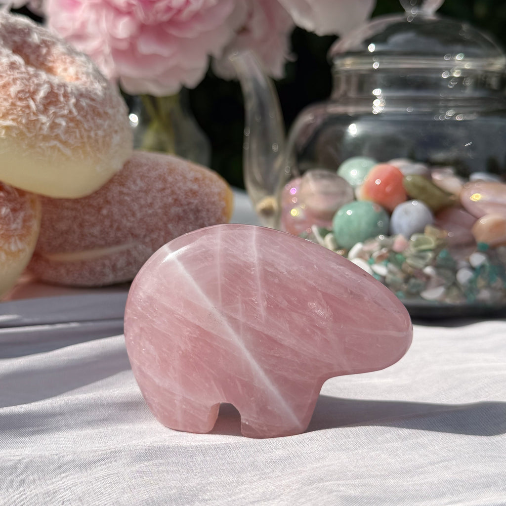Rose Quartz Bear (Choose Your Own)