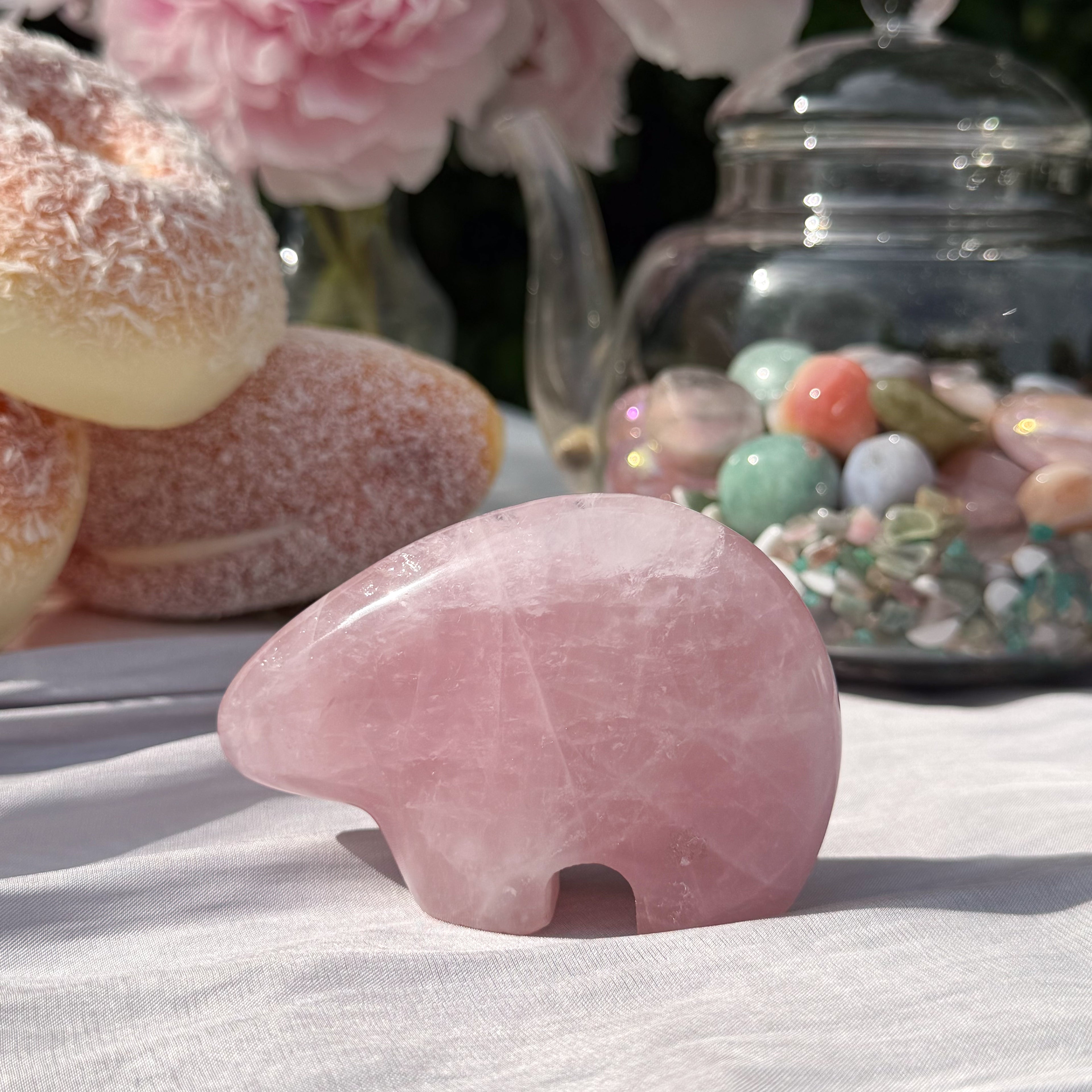 Rose Quartz Bear (Choose Your Own)